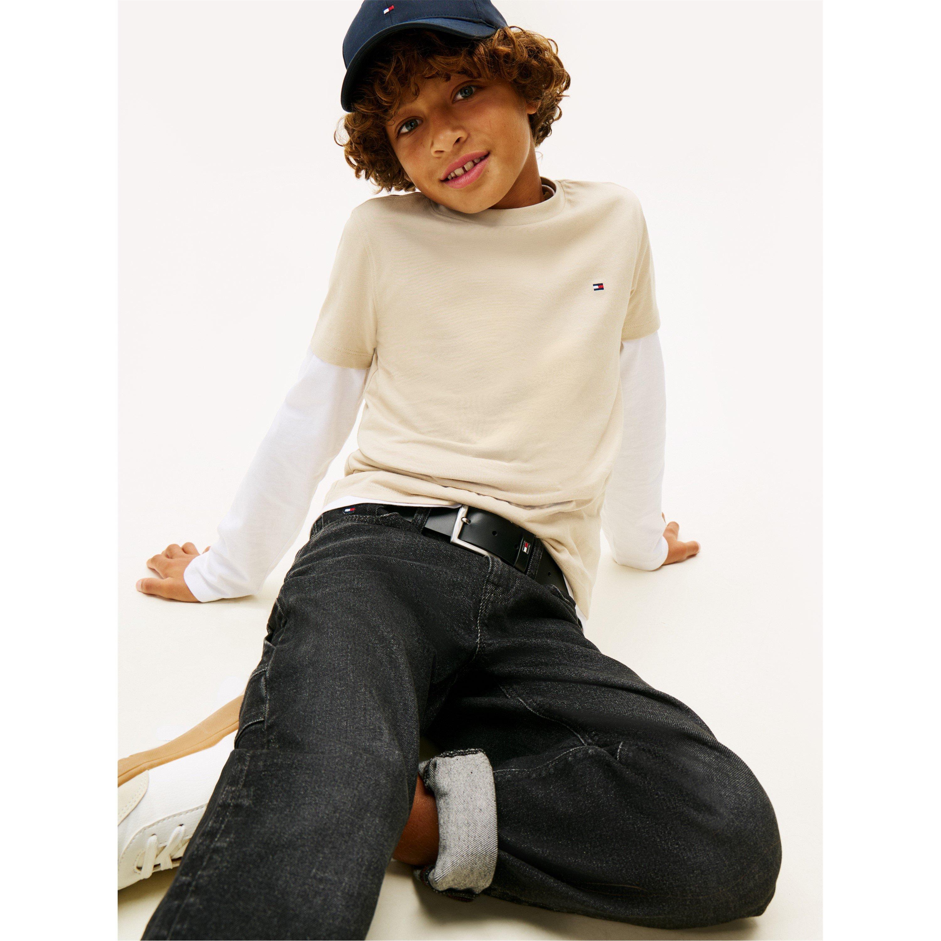 Gulf Sand - Tommy Hilfiger - Tommy Ess Reg Ft Tee Jn62 - 3