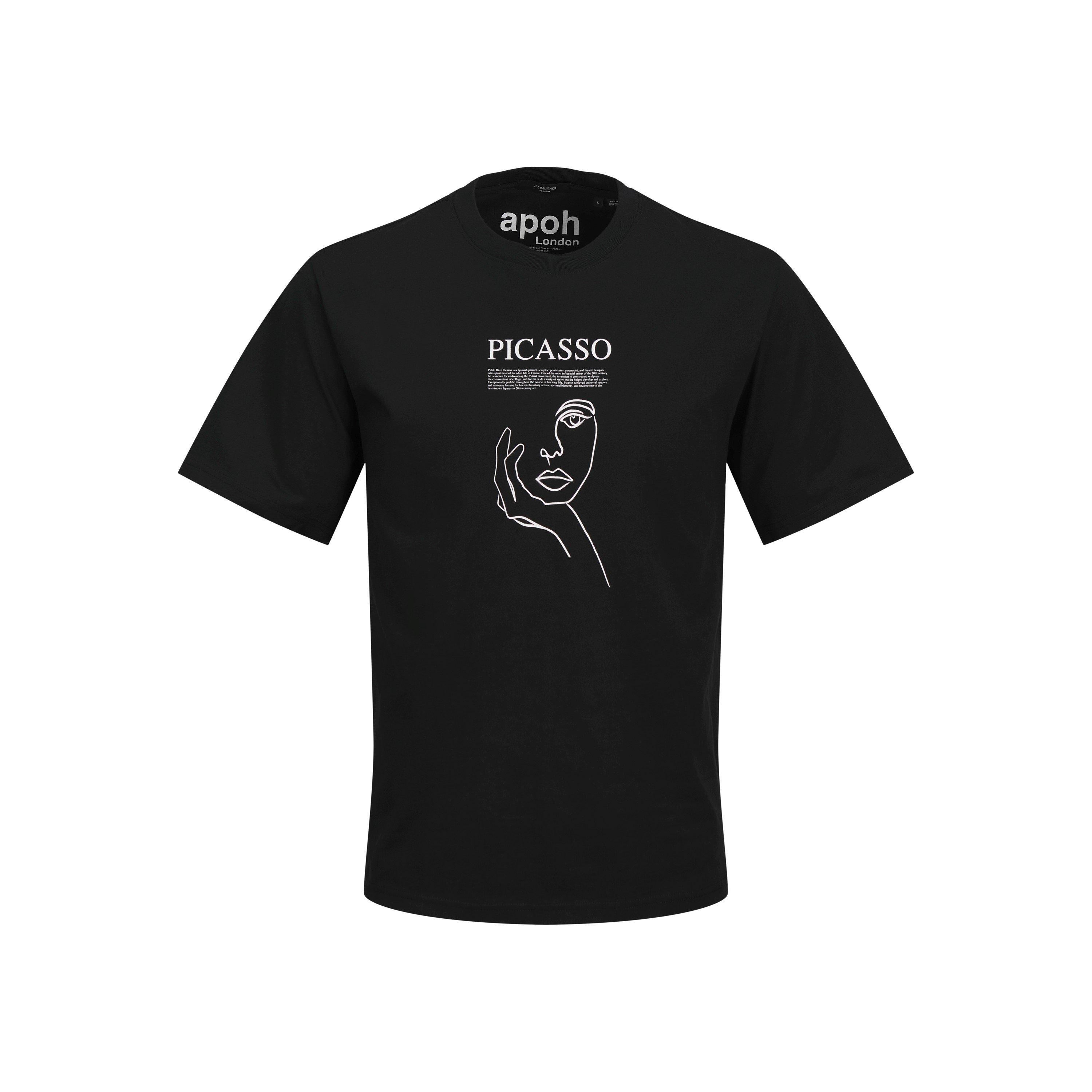 Negro - Jack and Jones - Regular Fit T-Shirt - 1