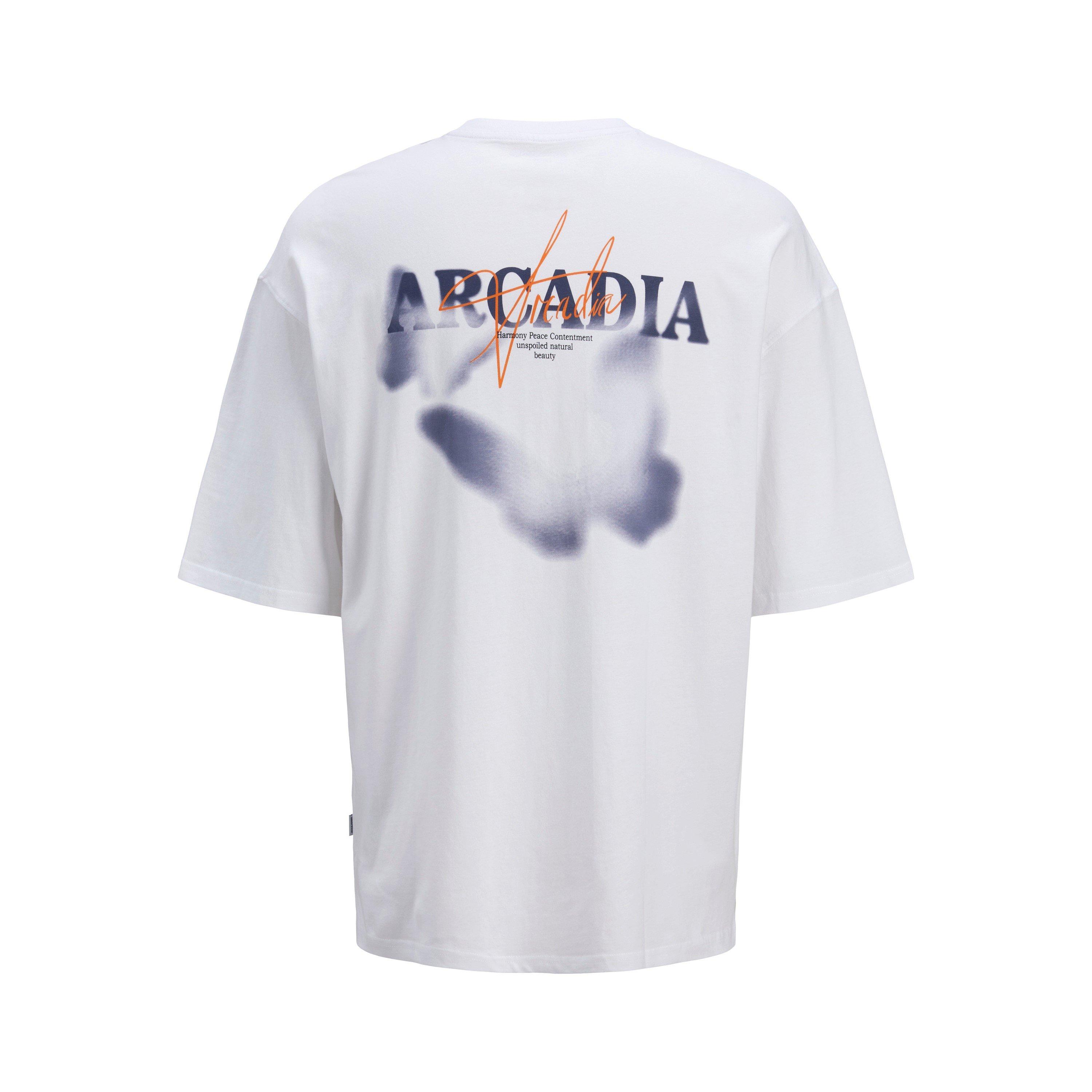 Blanc - Jack and Jones - Men's Regular Fit Graphic T-Shirt - 2