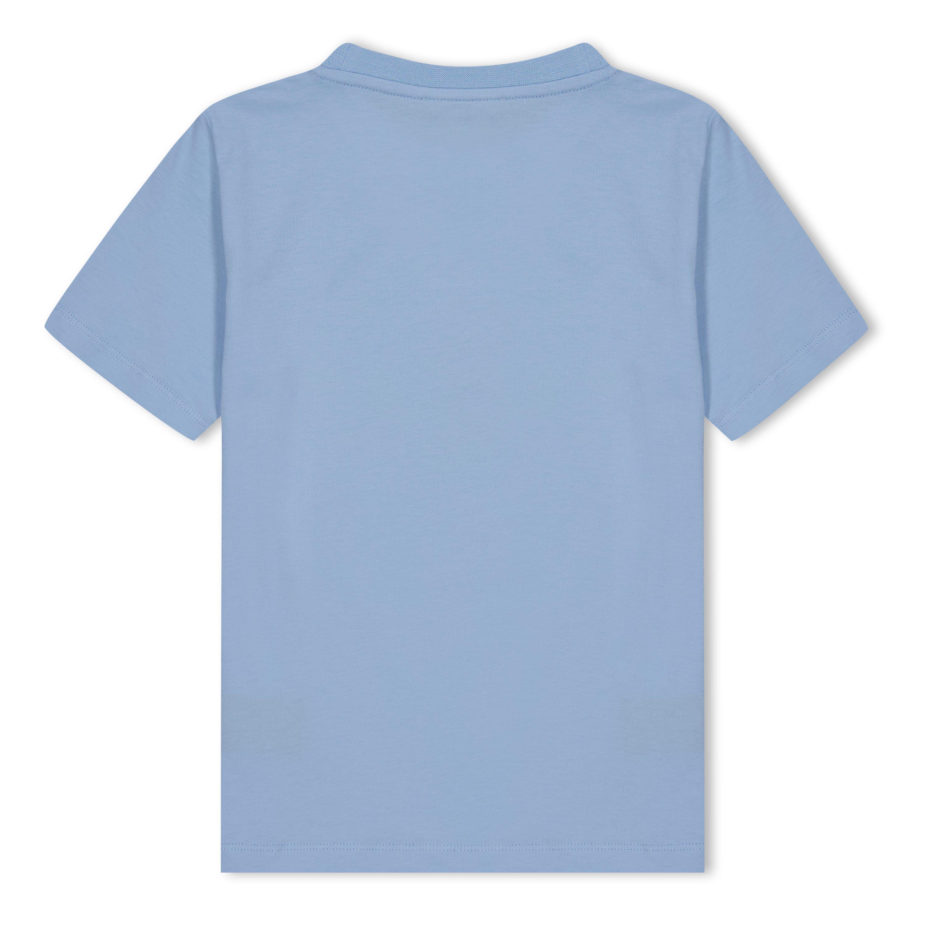 Blue/Lime 652GL - Balmain - Logo Print T-Shirt Juniors - 2