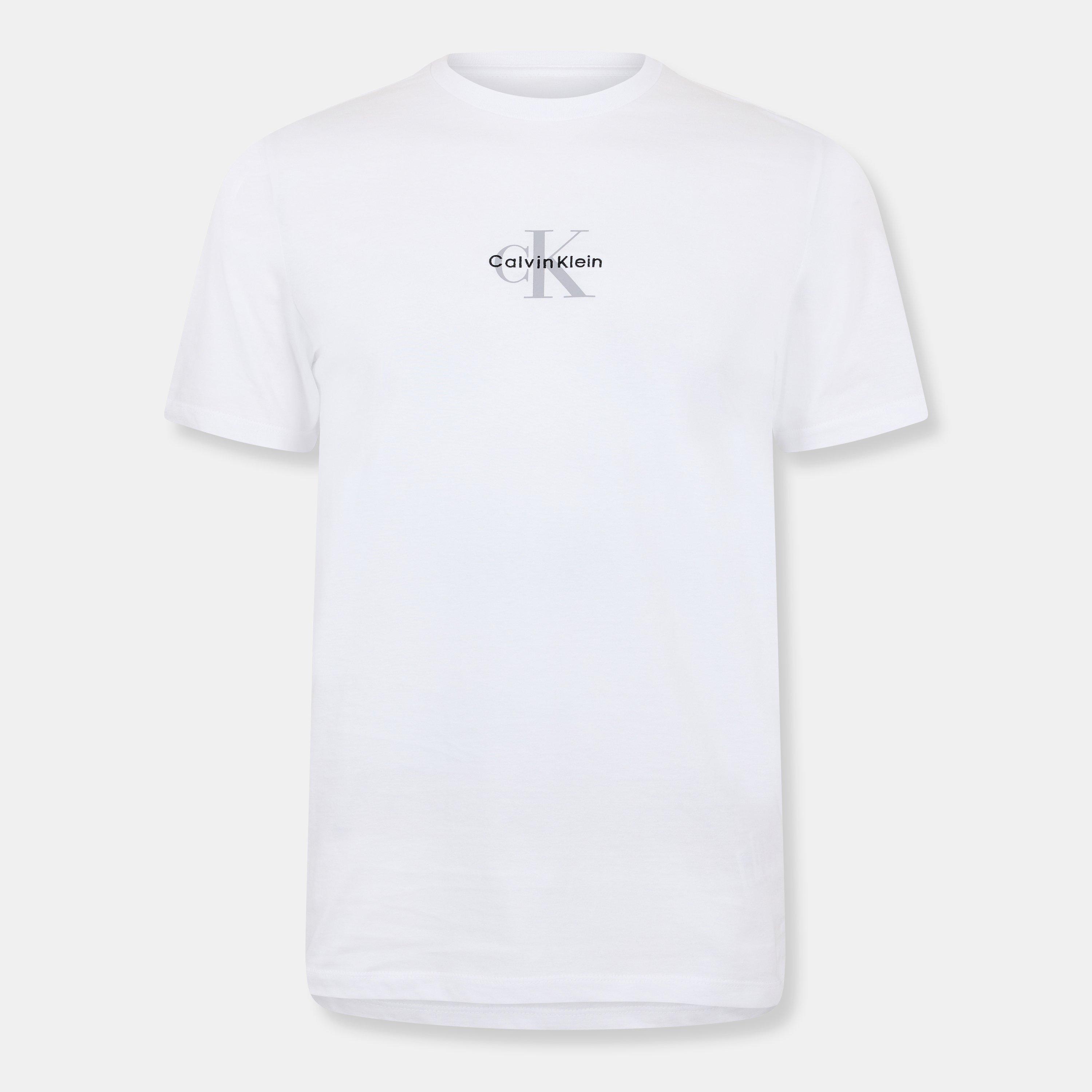 Calvin Klein Jeans Men's Mlogo Graphic T-Shirt - Brilliant White - XL