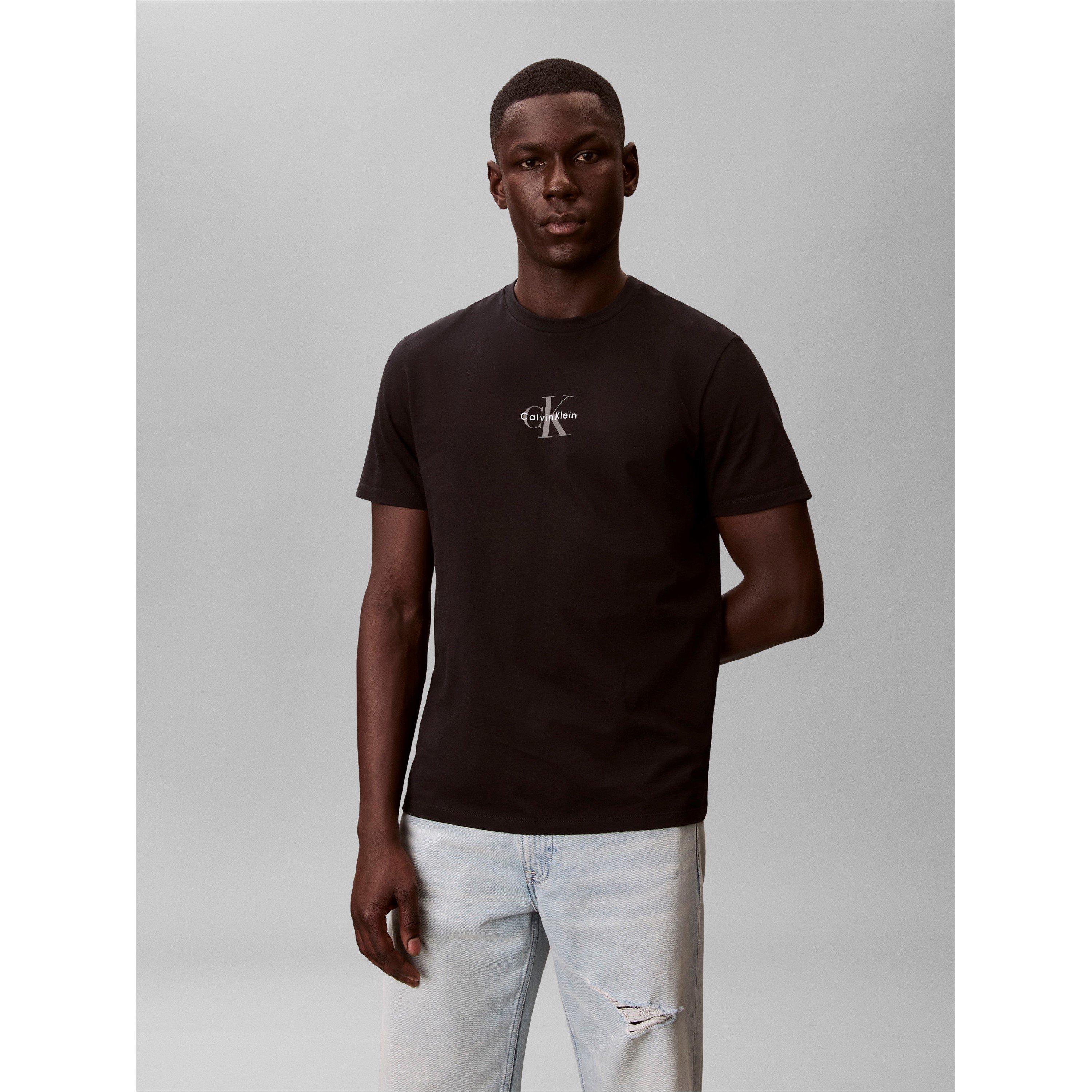 Schwarz - Calvin Klein Jeans - Men's Mlogo Graphic T-Shirt - 3