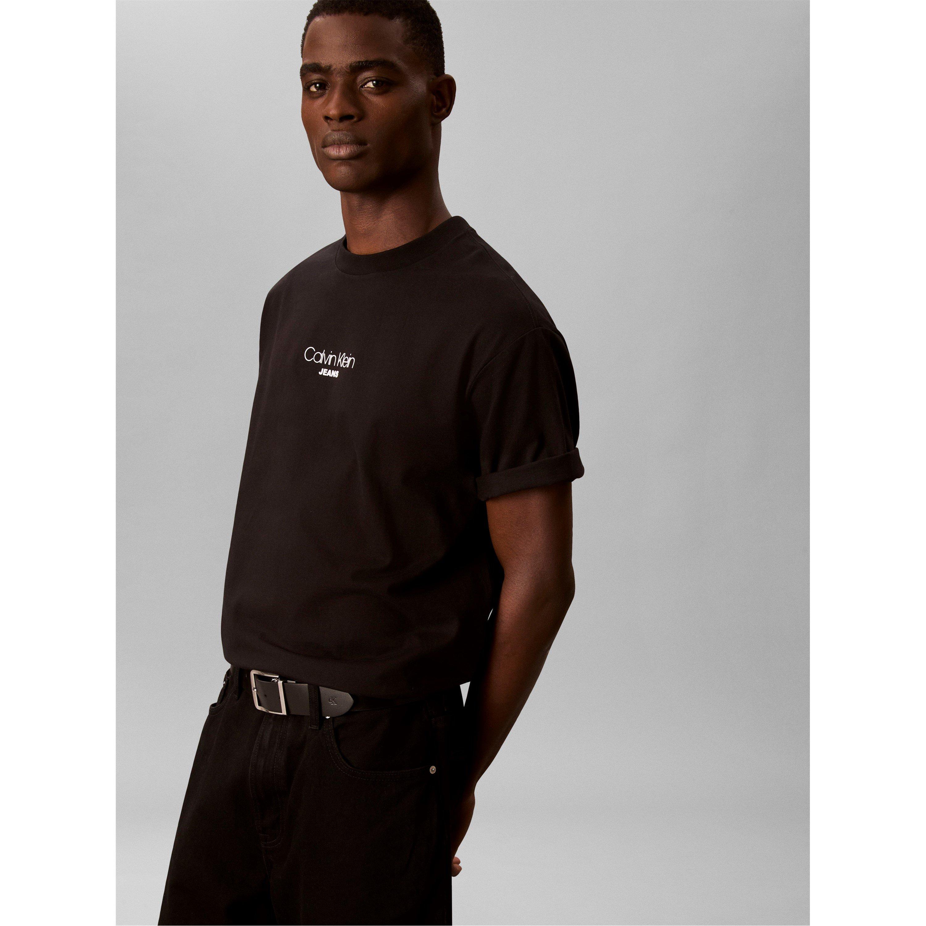 Black - Calvin Klein Jeans - Men's Regular Fit T-Shirt - 5