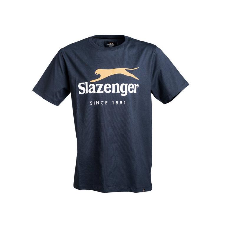 Seve Bleu - Slazenger 1881 - Womens Tjw Super Crop Peace Smiley T-Shirt White - 1