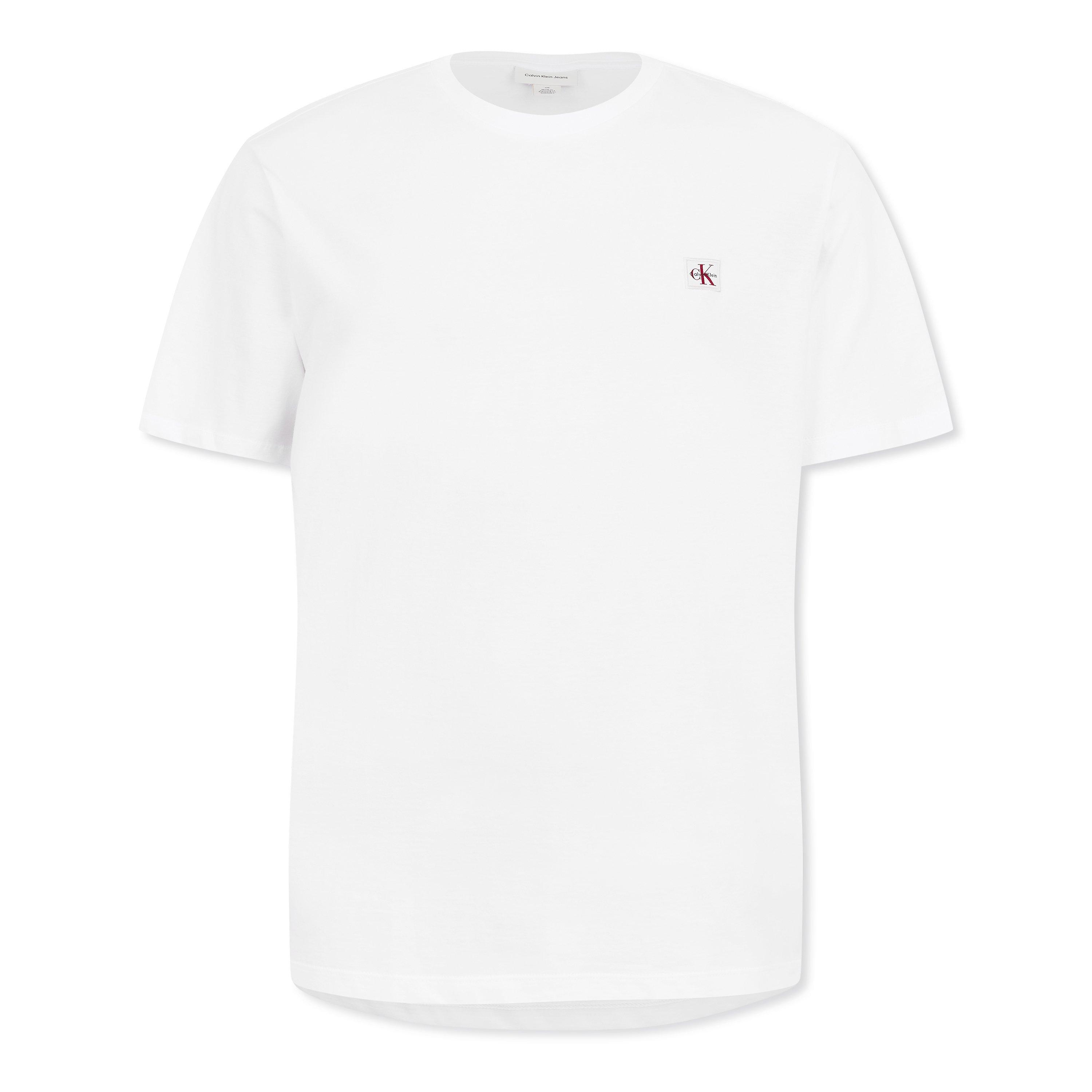 Mar Navy/White - Calvin Klein Jeans - CKJ Badge Tee 2Pk Sn62 - 2