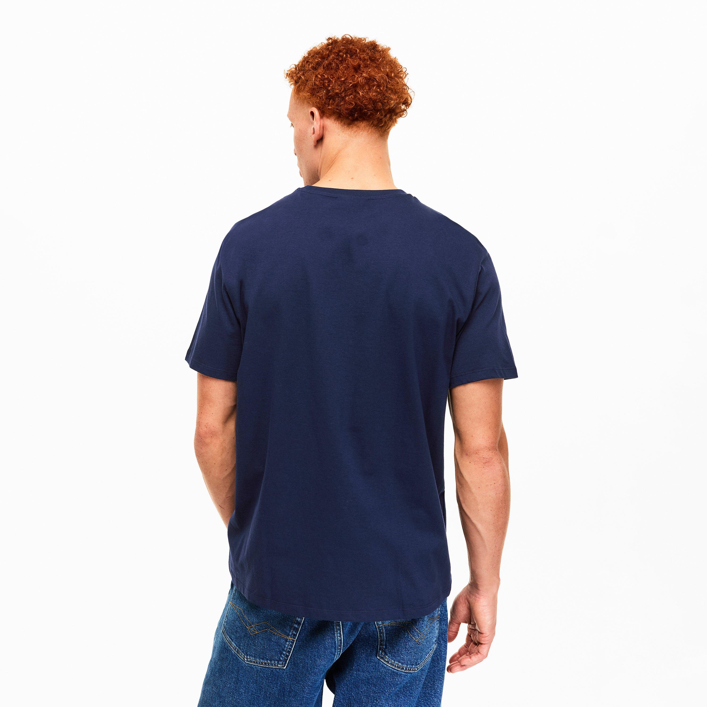 Mar Navy/White - Calvin Klein Jeans - Men's Badge T-Shirt - 3