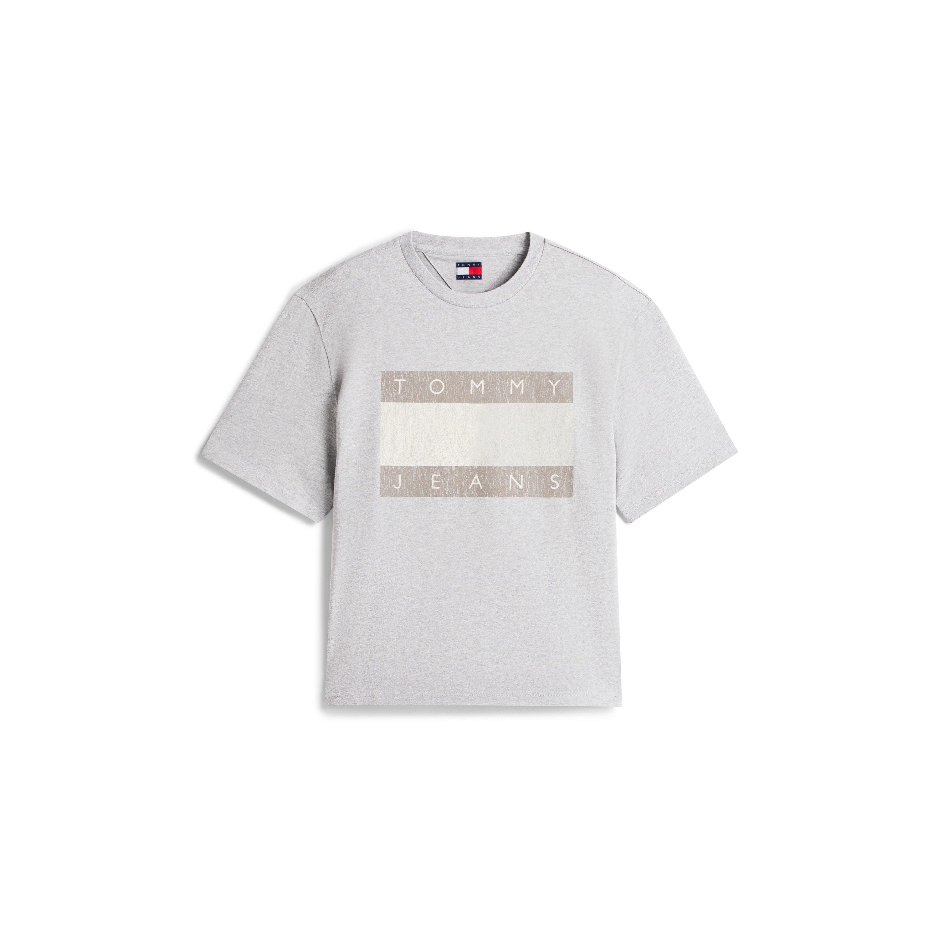 Grey Heather - Tommy Jeans - Men's Distress T-Shirt - 1