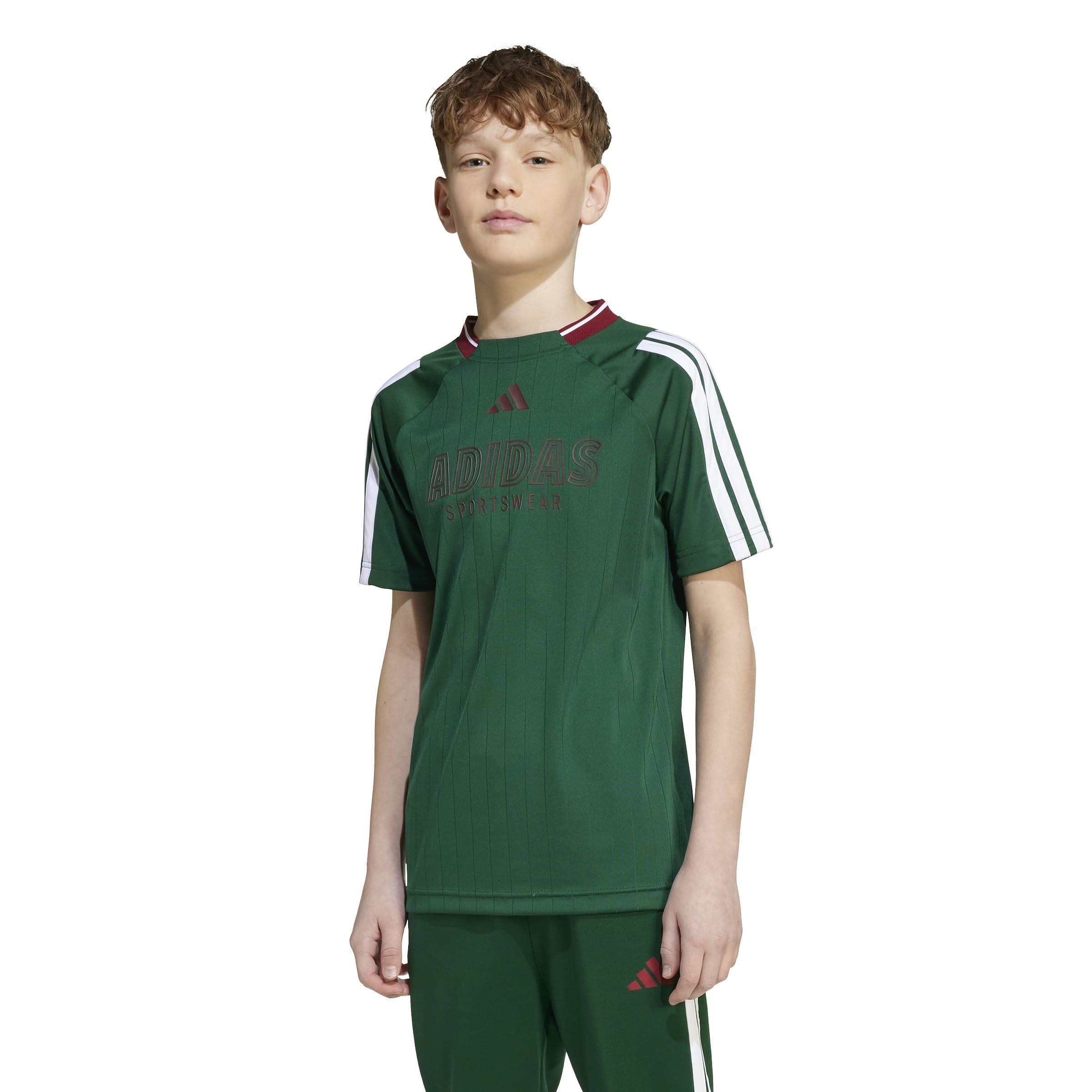 Green/Wht/Burg - adidas - Sportswear House of Tiro Juniors T-Shirt - 4