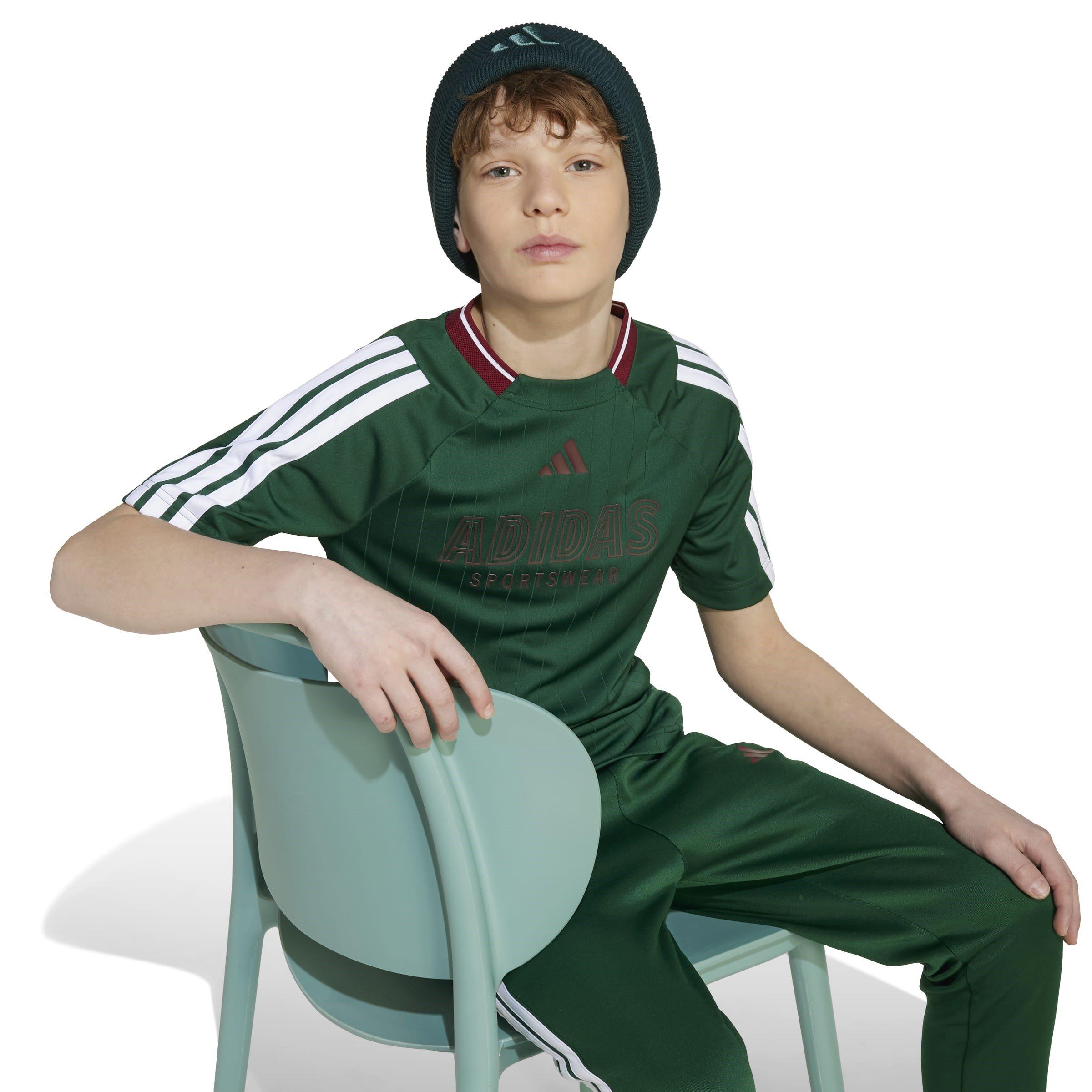 Green/Wht/Burg - adidas - Sportswear House of Tiro Juniors T-Shirt - 8