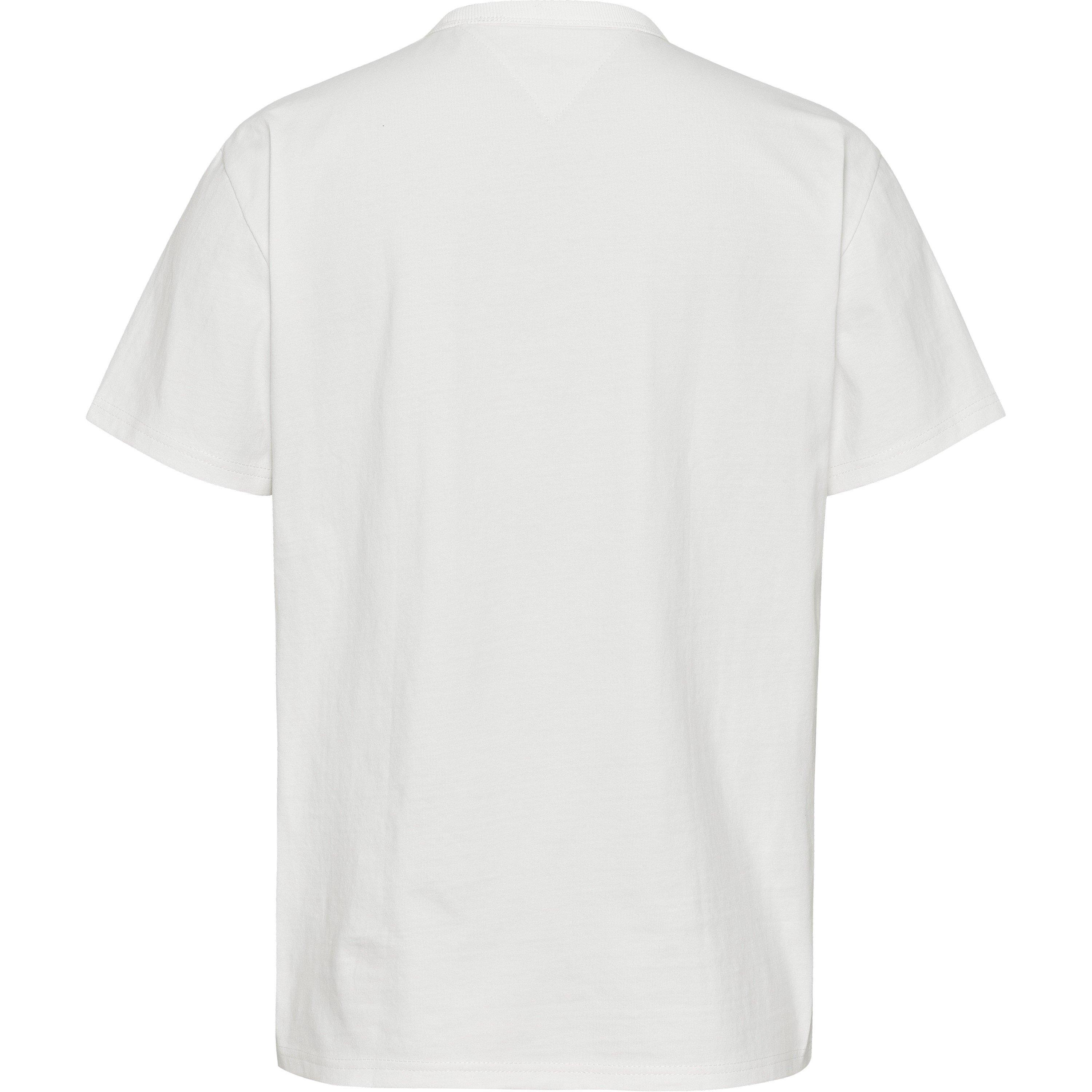 Witte YBR - Tommy Jeans - Classic Tommy Small Badge T Shirt - 3