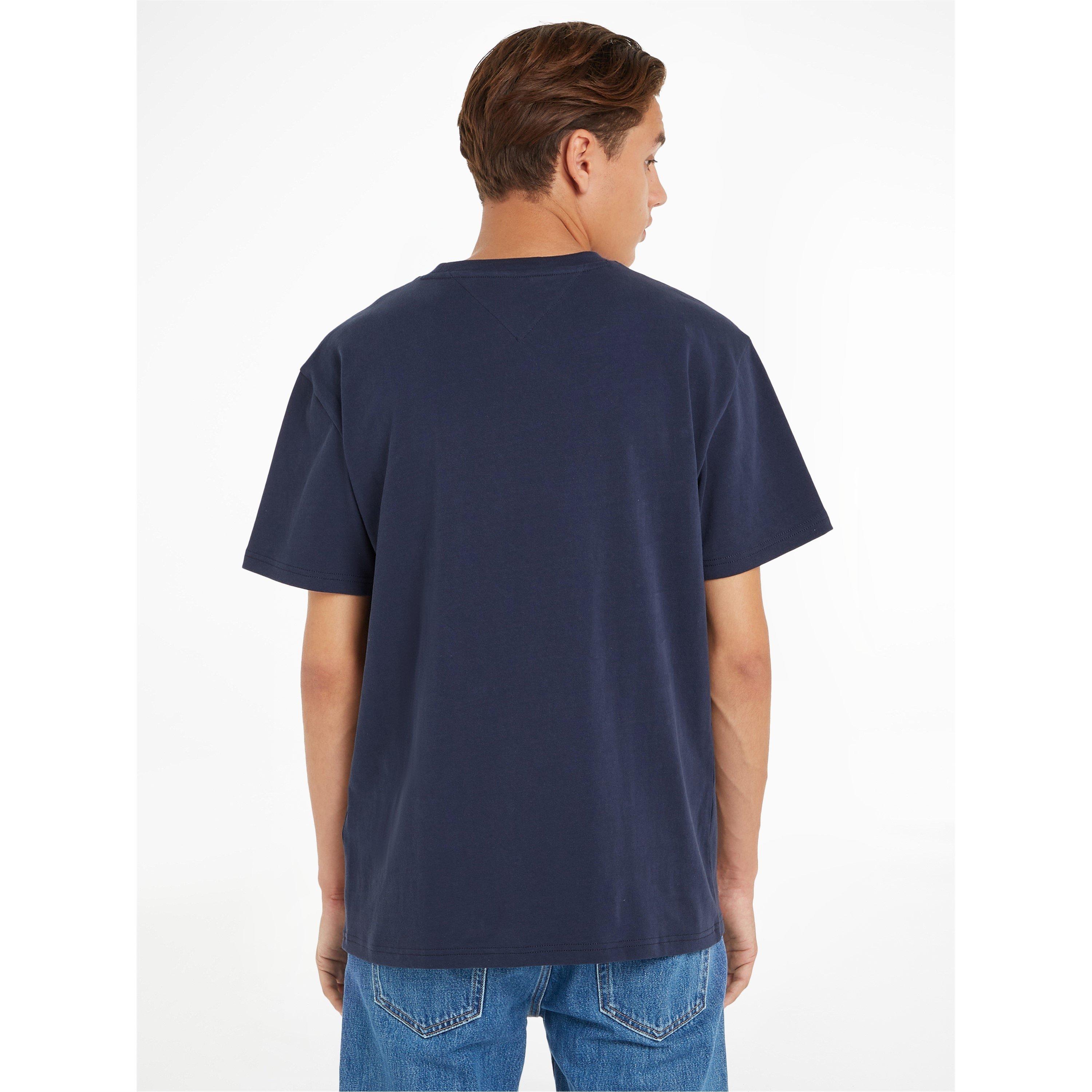Marine C87 - Tommy Jeans - Classic Tommy Small Badge T Shirt - 4