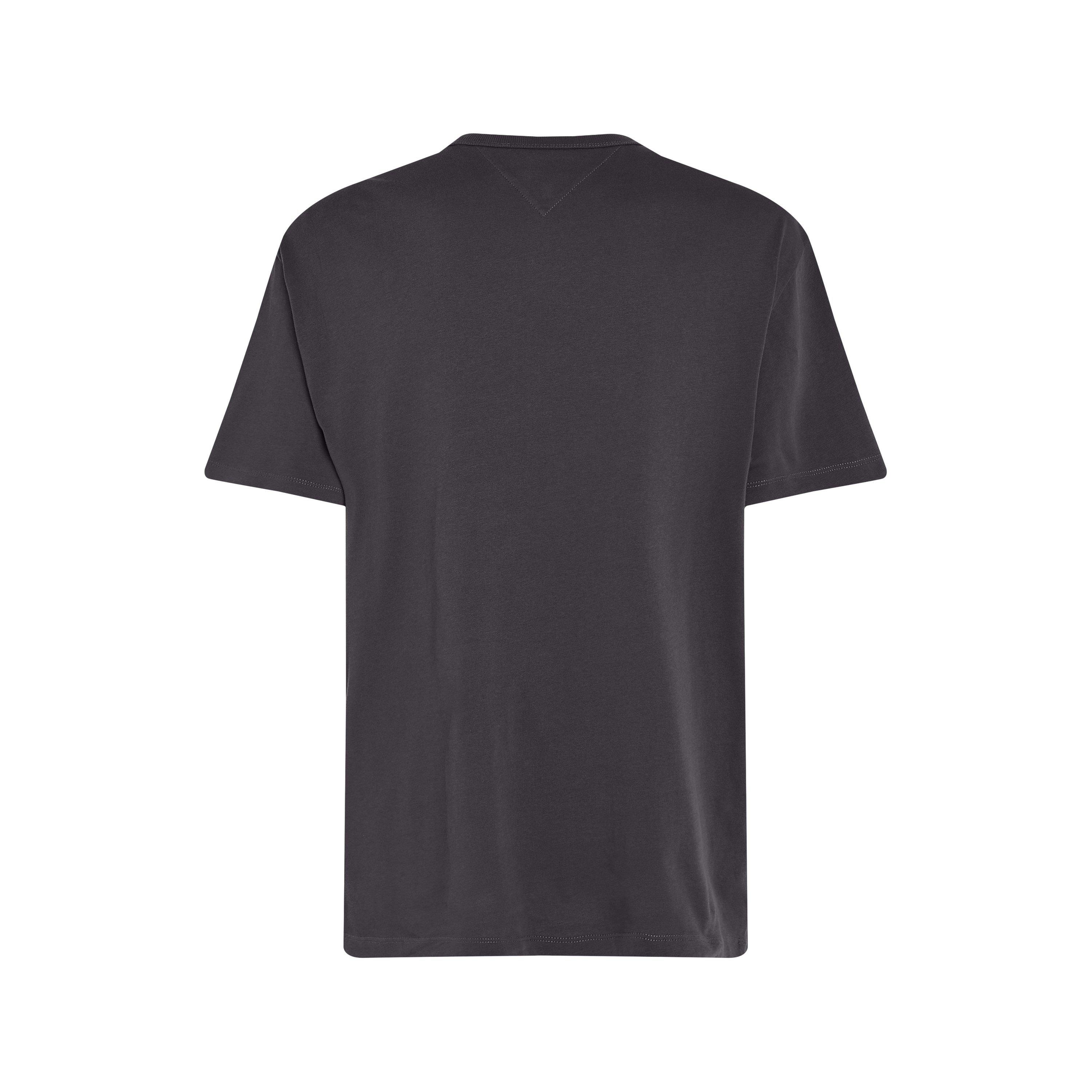 New Charcoal - Tommy Jeans - Classic Tommy Small Badge T Shirt - 2
