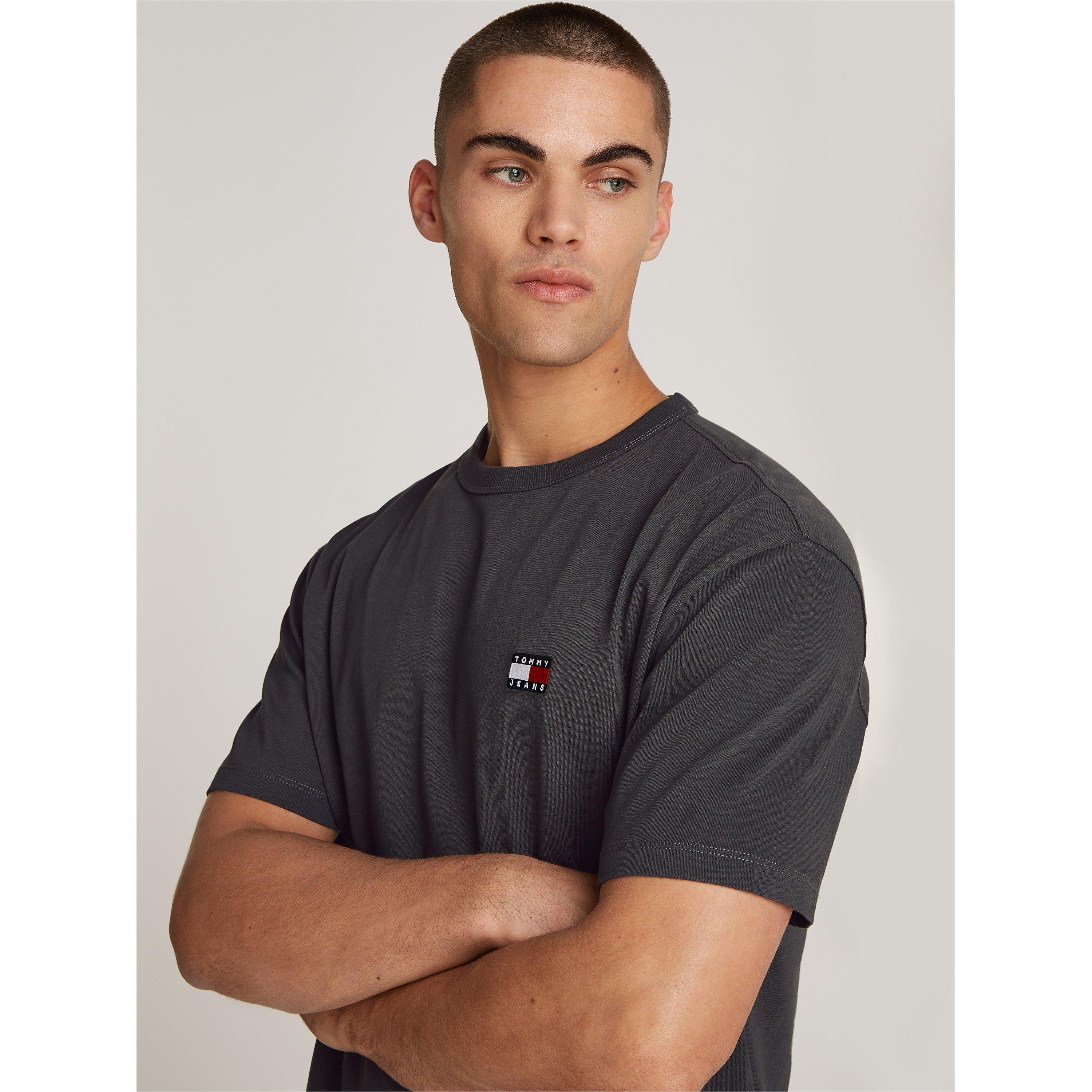 New Charcoal - Tommy Jeans - Classic Tommy Small Badge T Shirt - 6
