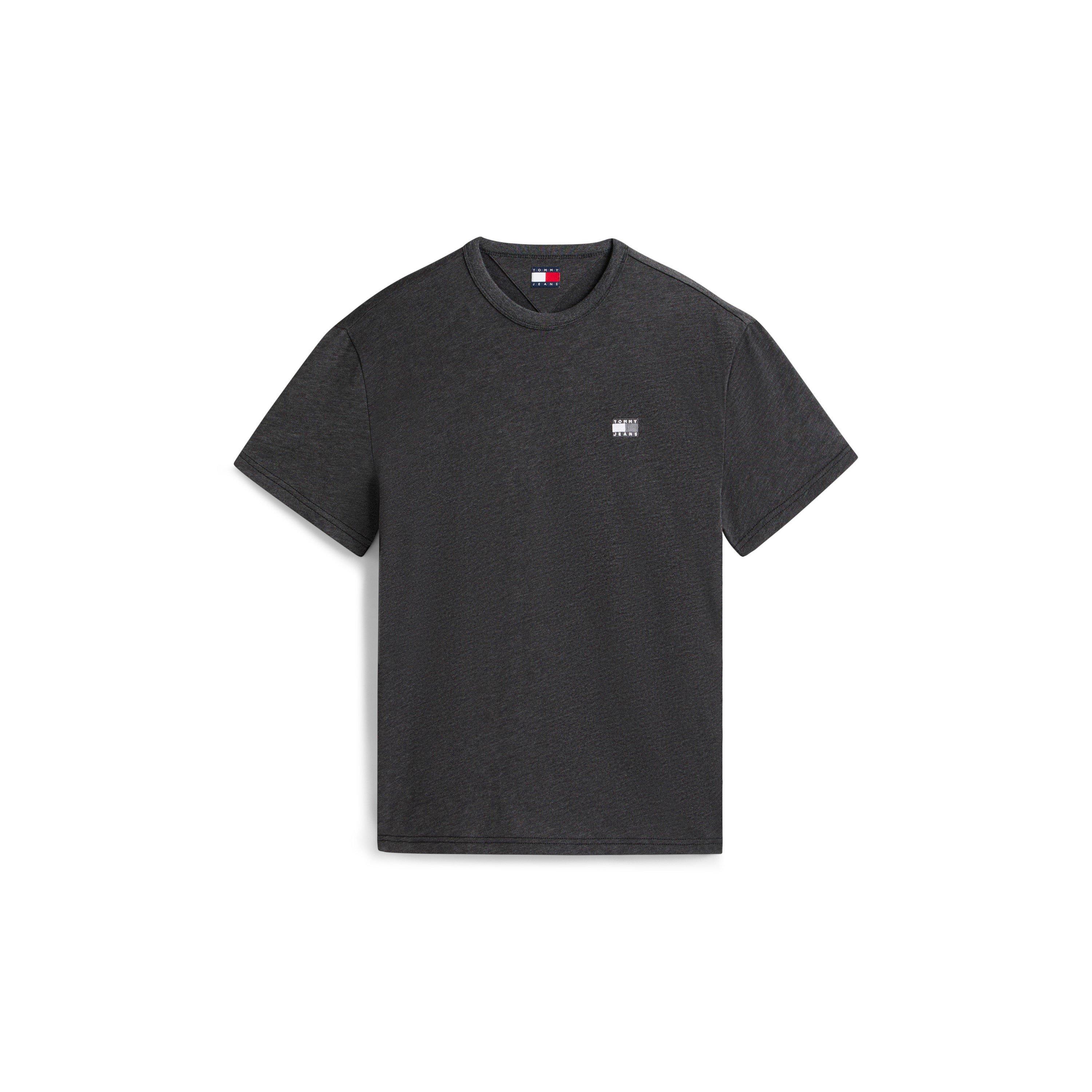 Tommy Jeans Men's Classic Tommy Small Badge T Shirt - Black Htr - XL