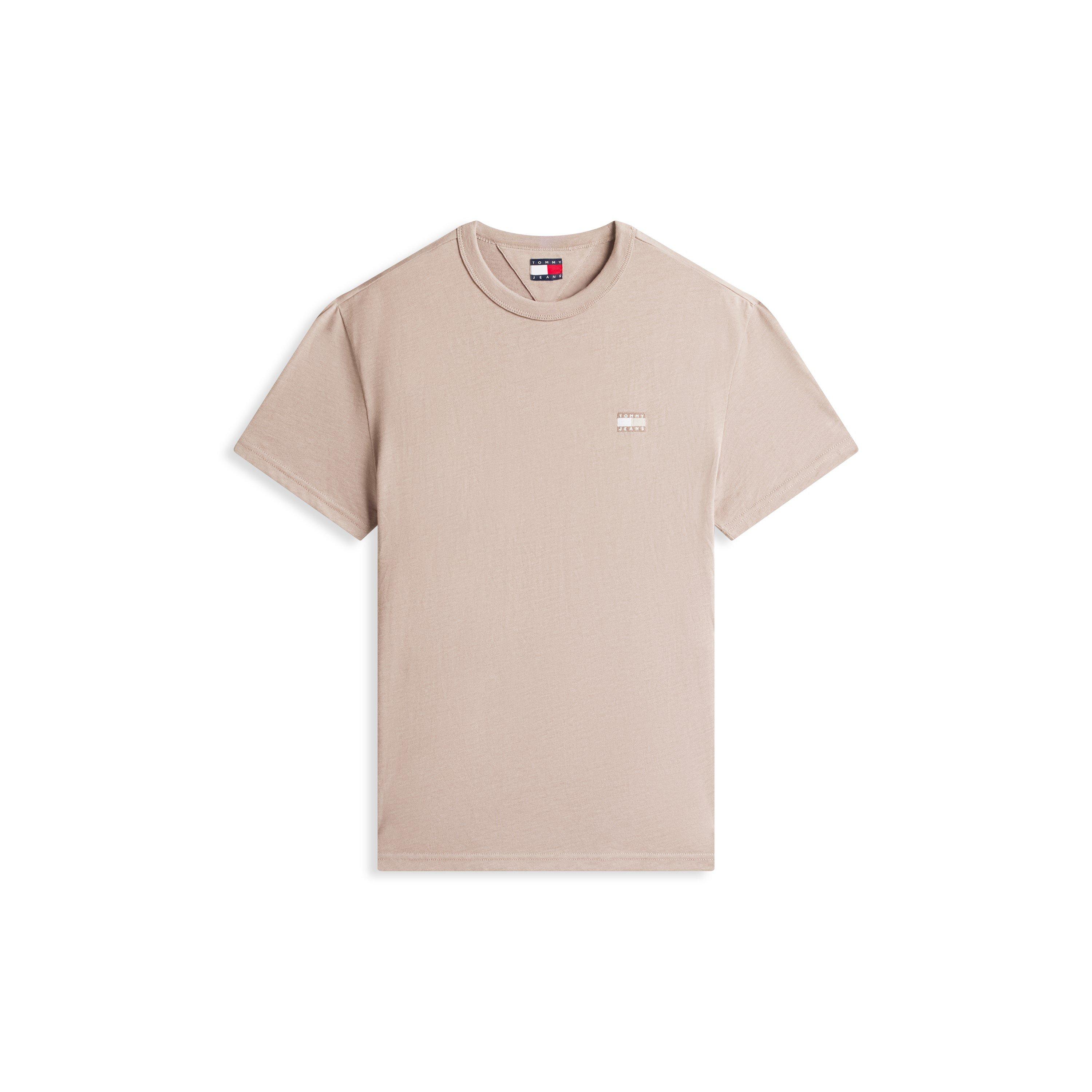 Tommy Jeans Men's Classic Tommy Small Badge T Shirt - Limestone - 2XL