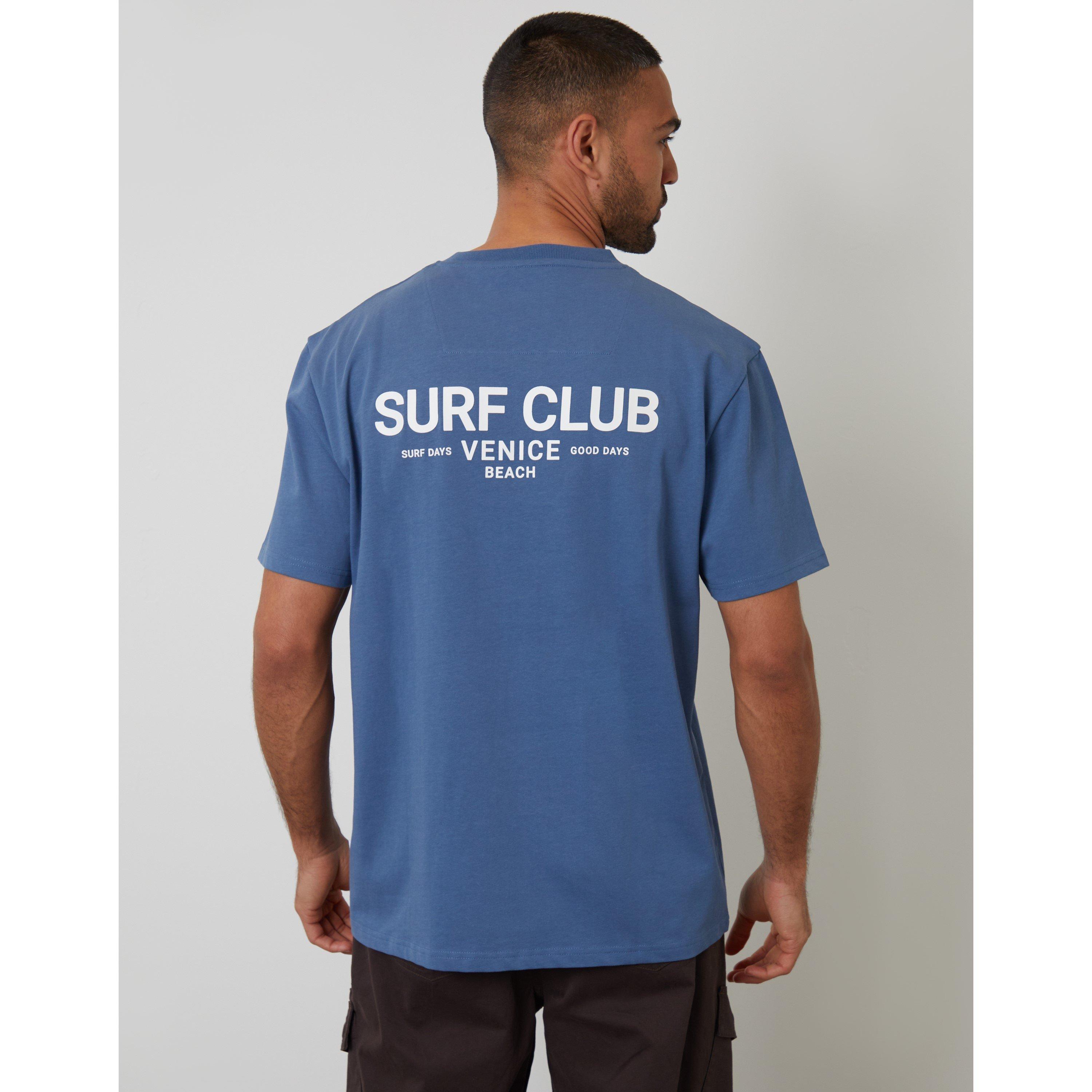 Denim Blue - Threadbare - Watson Regular Fit T-Shirt - 3