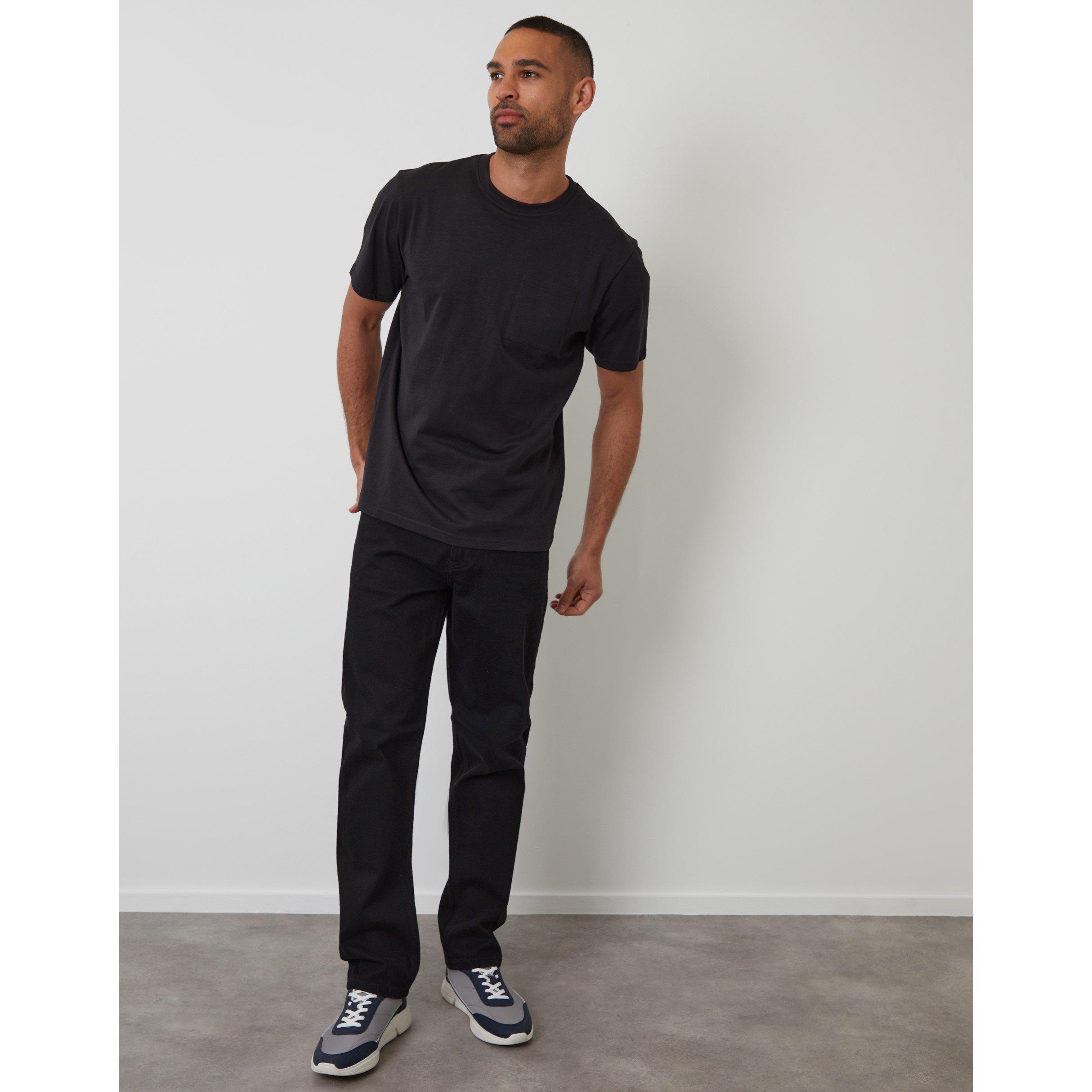 Zwart - Threadbare - Garfunkel Regular Fit T-Shirt - 2