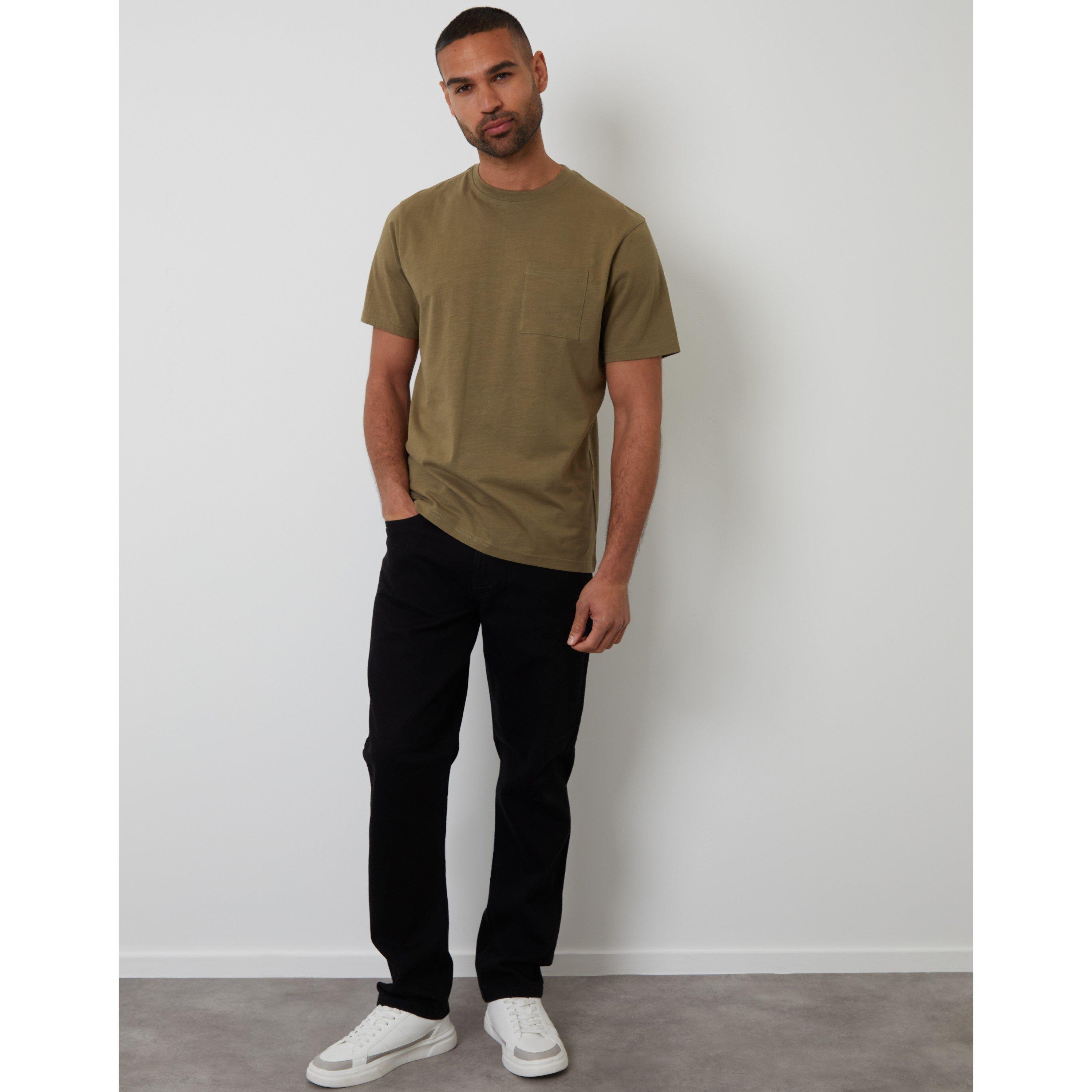 Kaki - Threadbare - Men's Garfunkel Regular Fit T-Shirt - 2