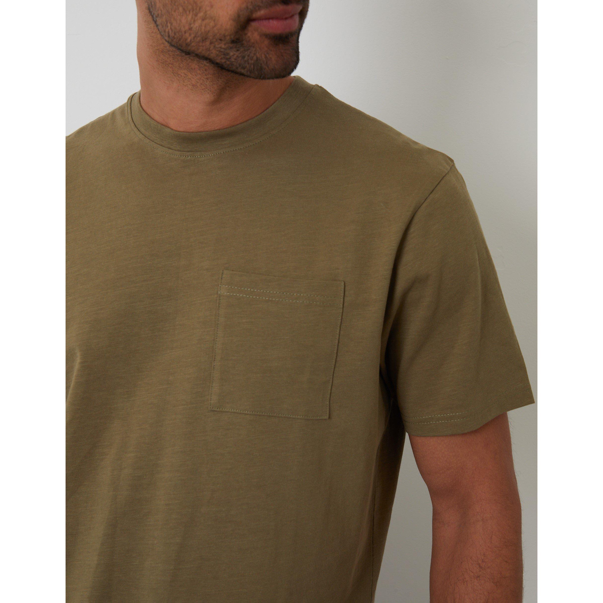 Kaki - Threadbare - Men's Garfunkel Regular Fit T-Shirt - 4