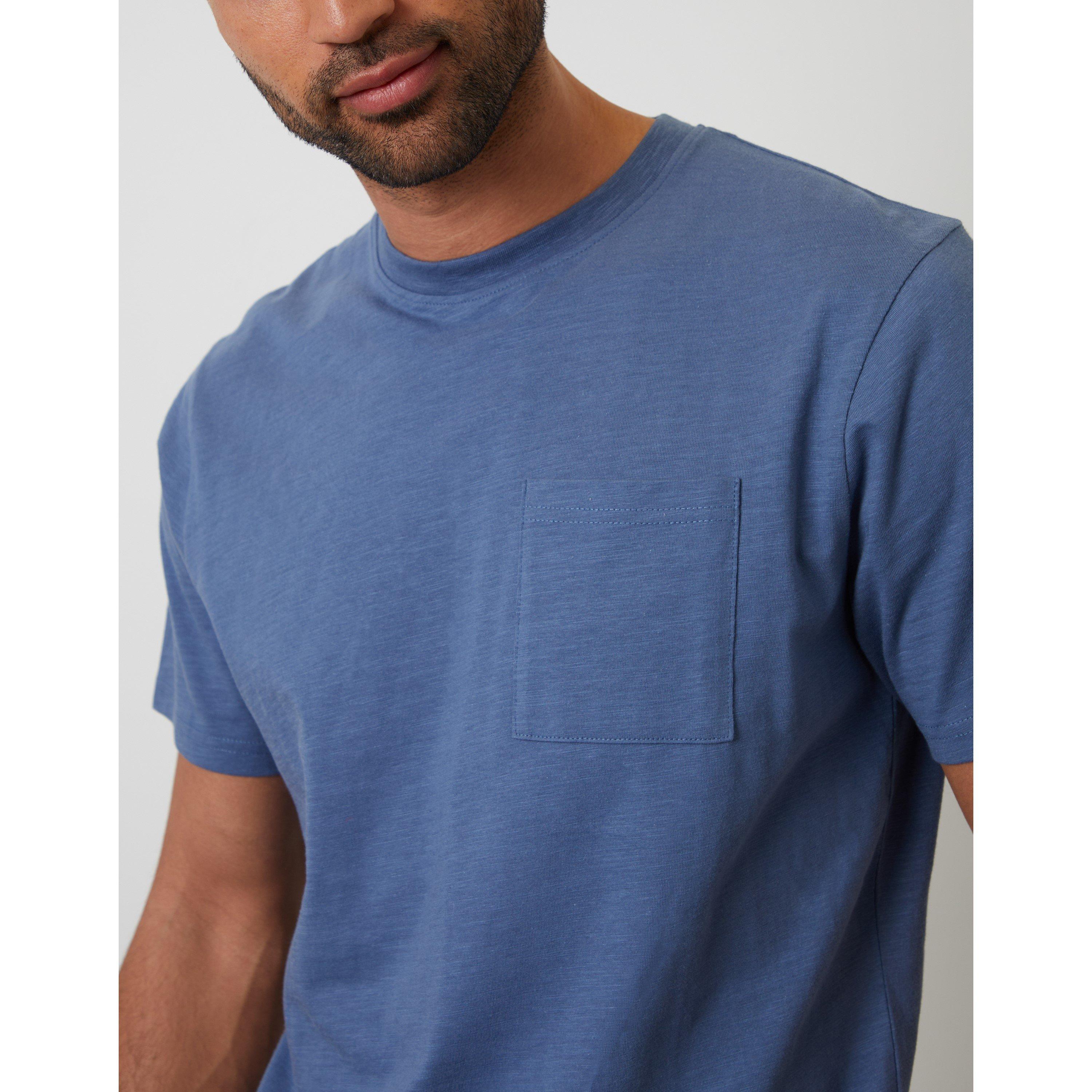  Denim Blue - Threadbare - Men's Garfunkel Regular Fit T-Shirt - 4