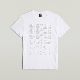 G Star Gradient Graphic T-Shirt