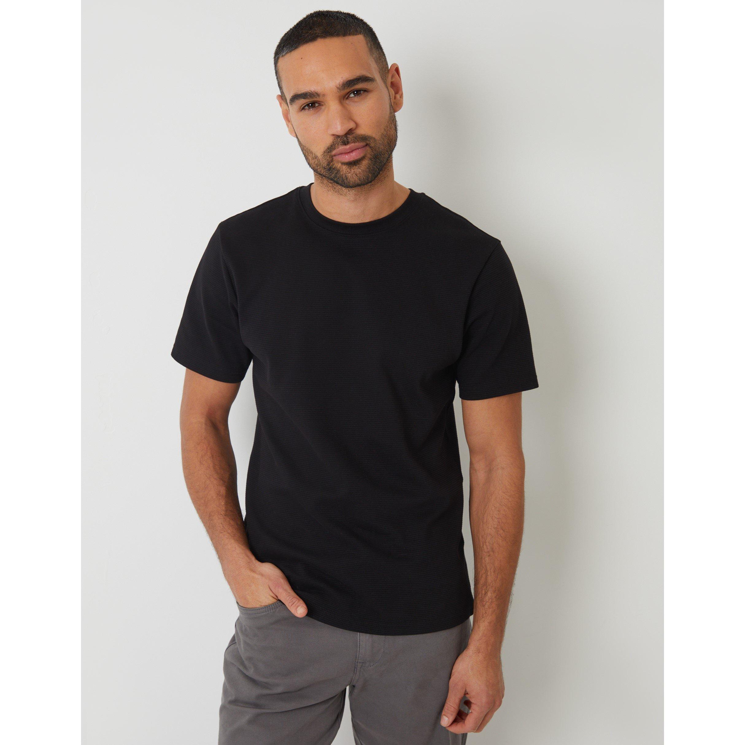 Black - Threadbare - Men's Regular Fit Roseburn T-Shirt - 1