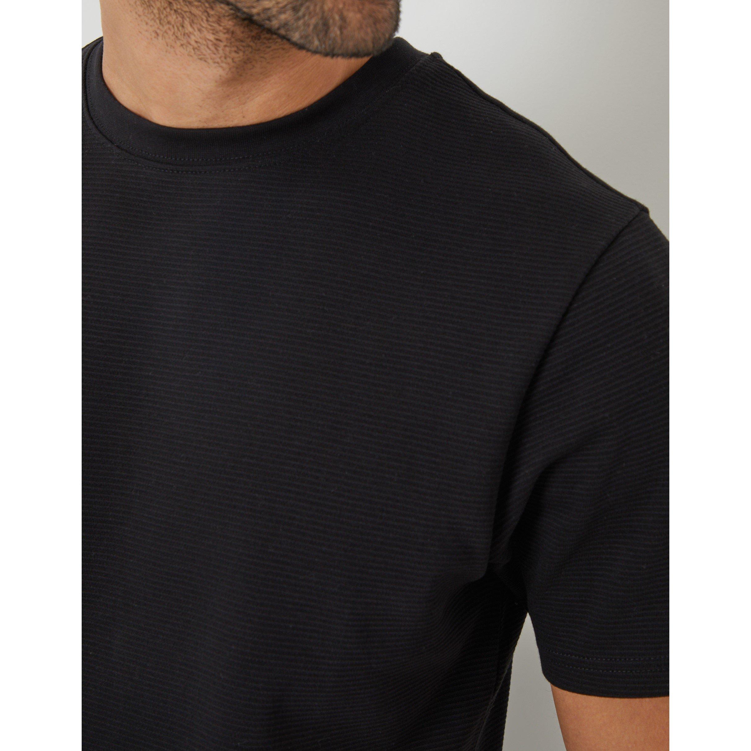  Black - Threadbare - Regular Fit Roseburn T-Shirt - 4