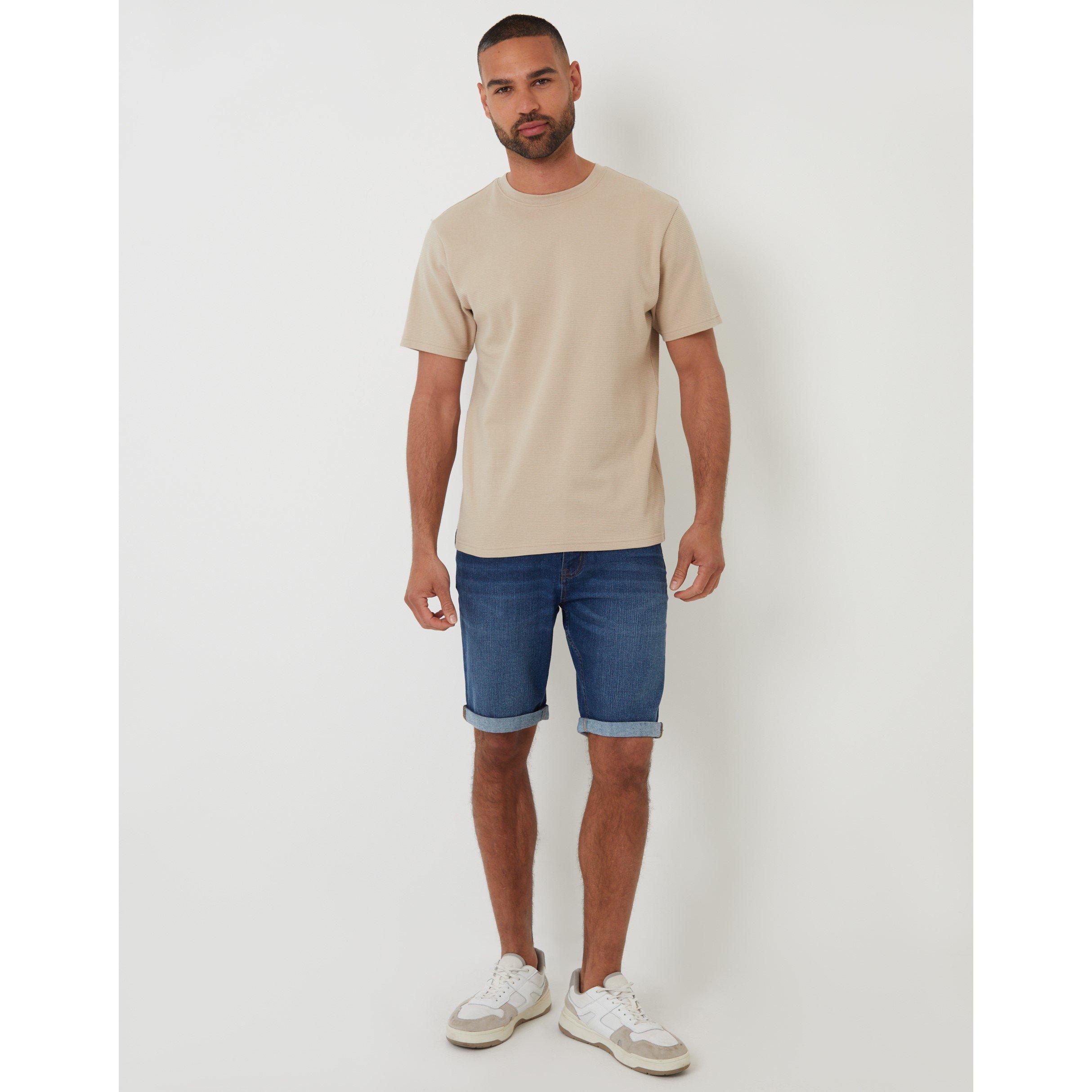  Stone - Threadbare - Men's Regular Fit Roseburn T-Shirt - 2