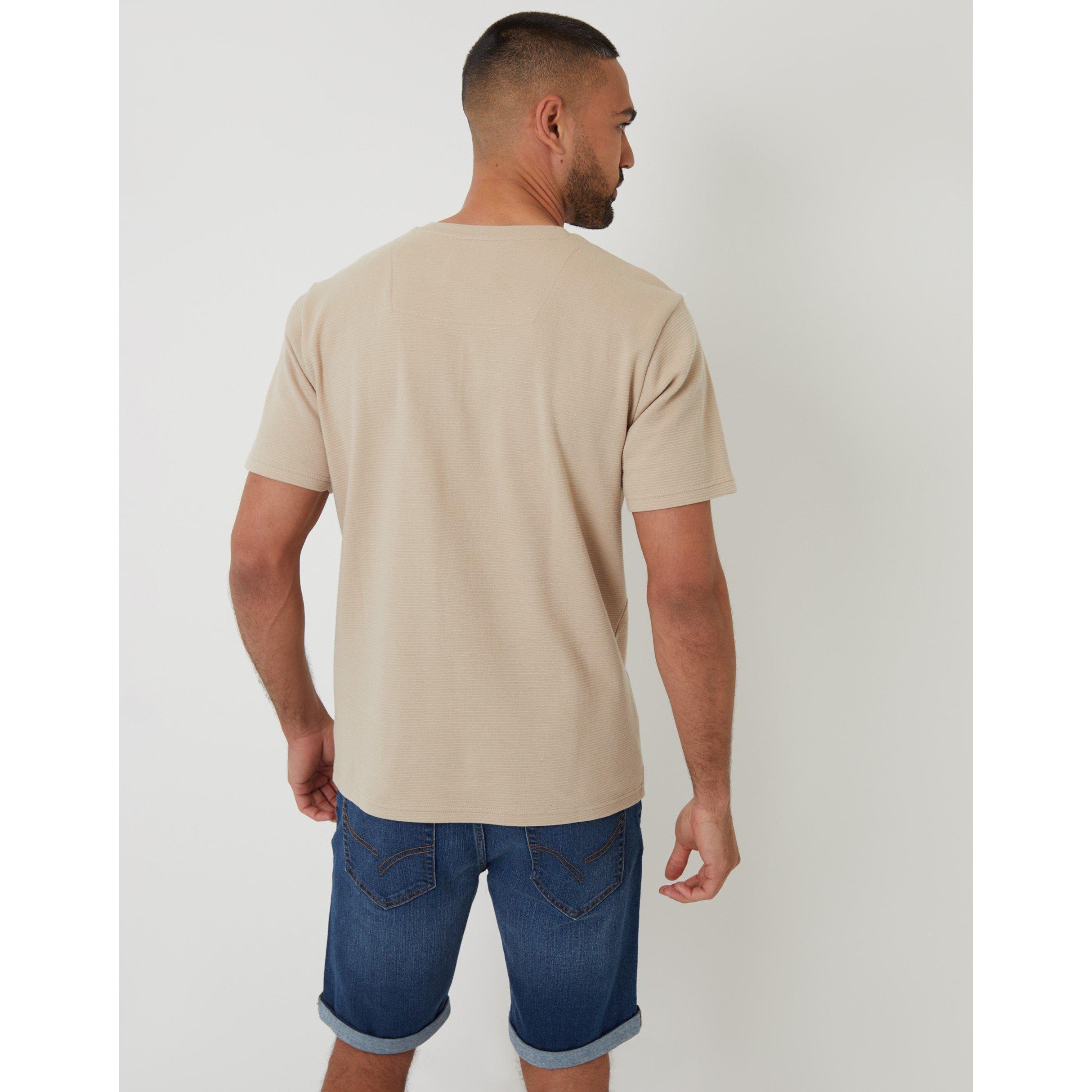  Stone - Threadbare - Men's Regular Fit Roseburn T-Shirt - 3