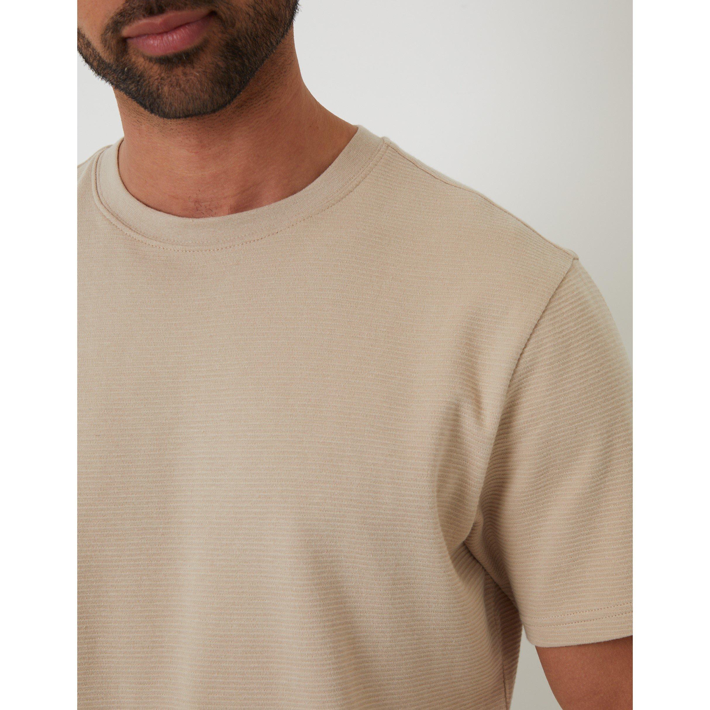  Stone - Threadbare - Men's Regular Fit Roseburn T-Shirt - 4
