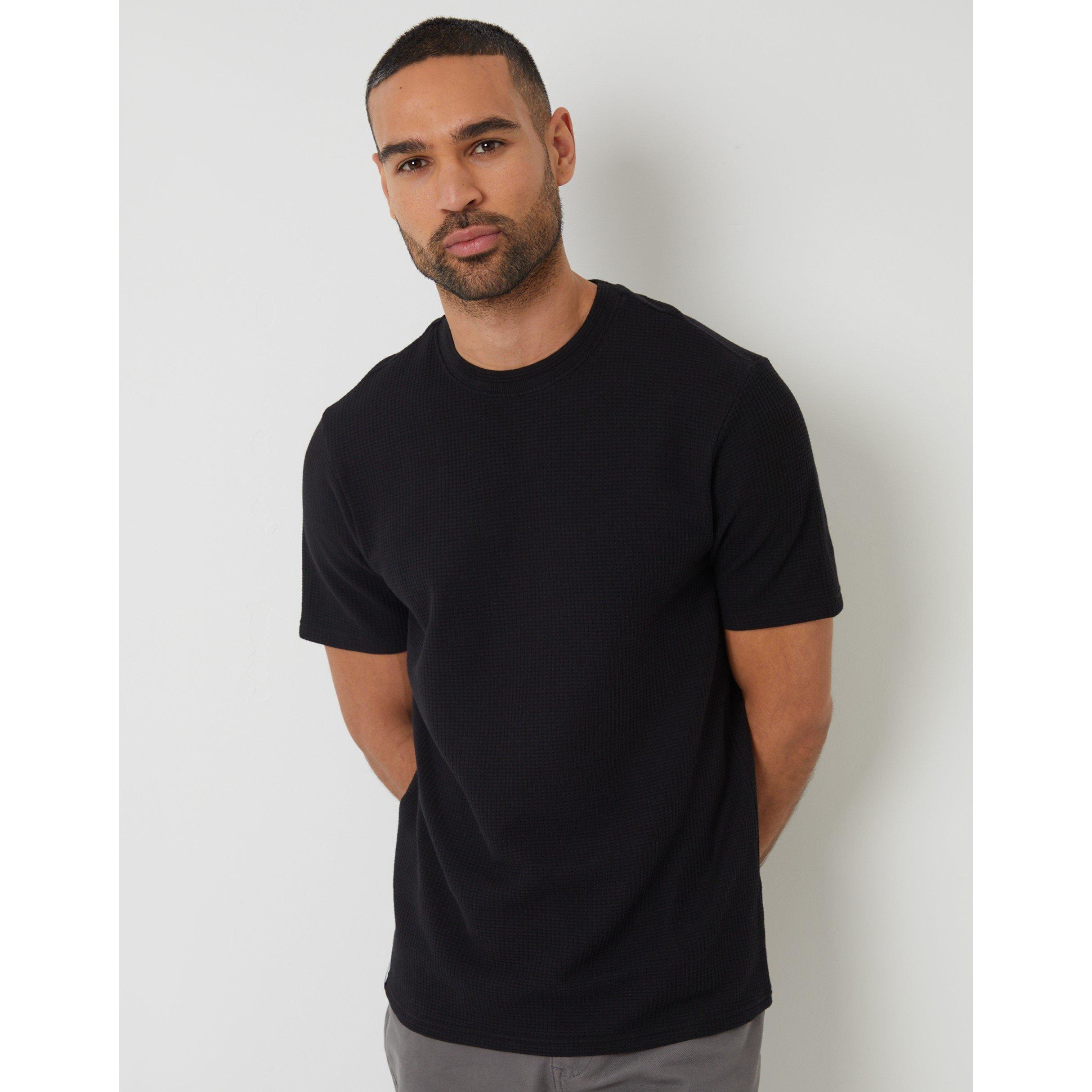 Threadbare Men's Hayfield Regular Fit T-Shirt - Black - Small