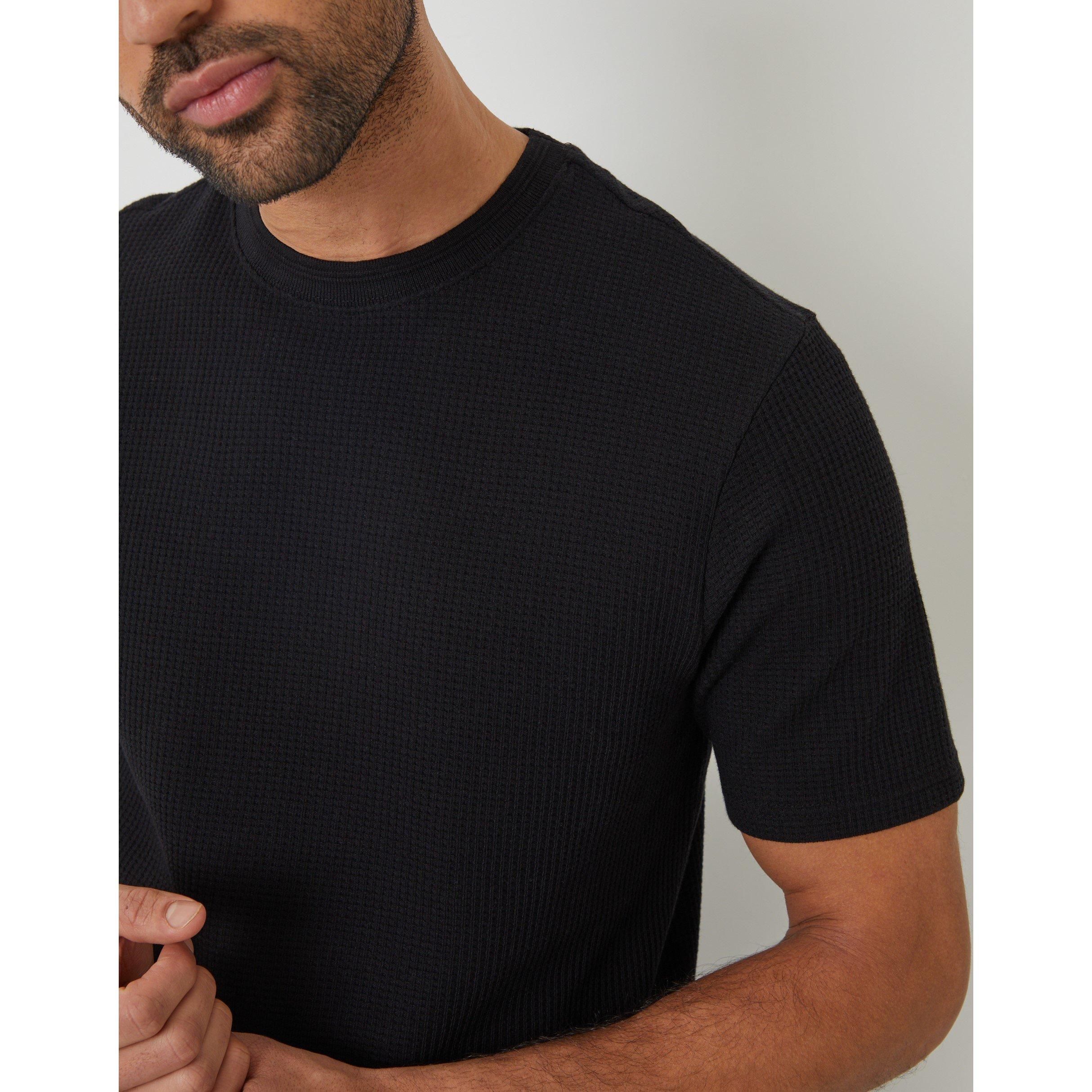 Nero - Threadbare - Men's Hayfield Regular Fit T-Shirt - 4
