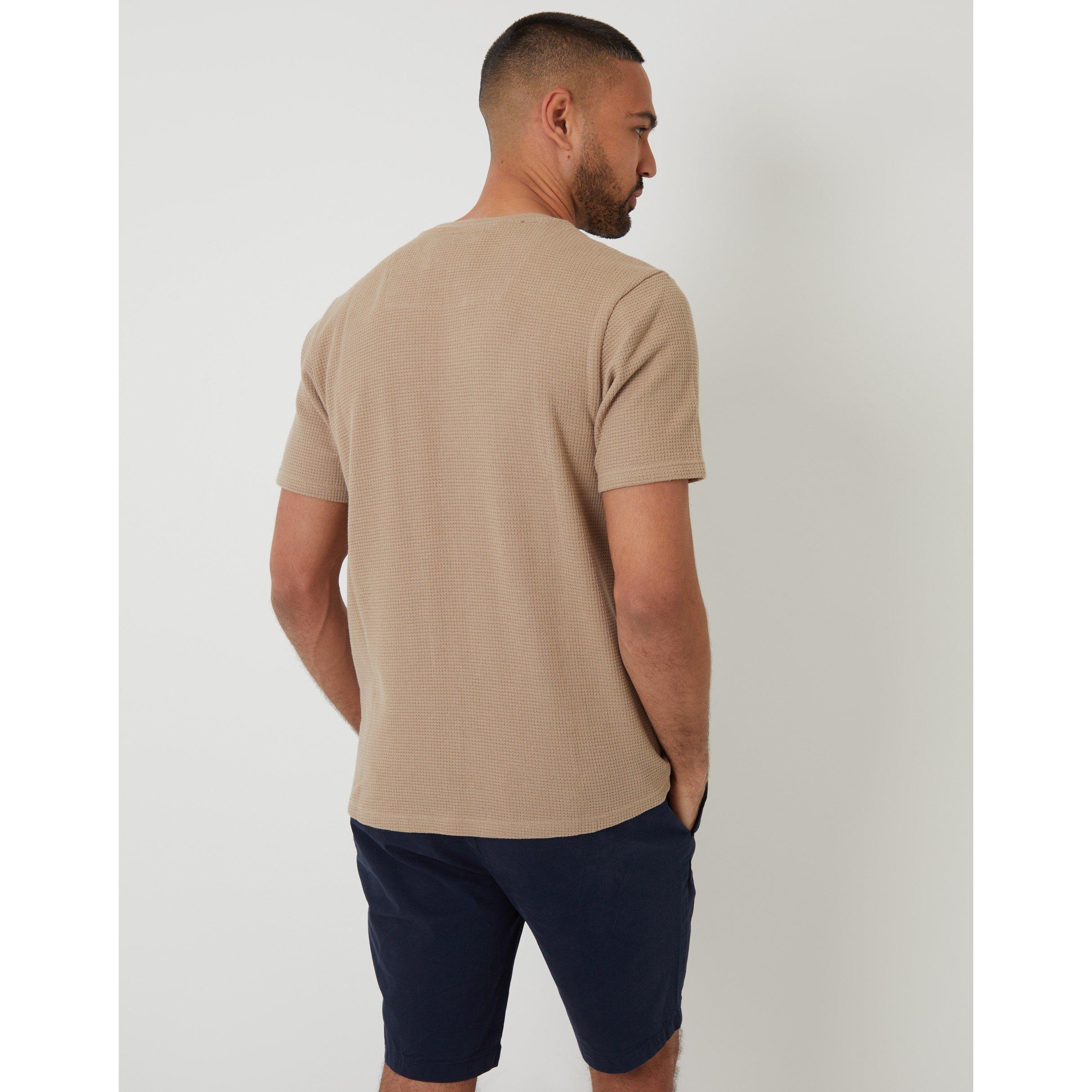  Stone - Threadbare - Hayfield Regular Fit T-Shirt - 3