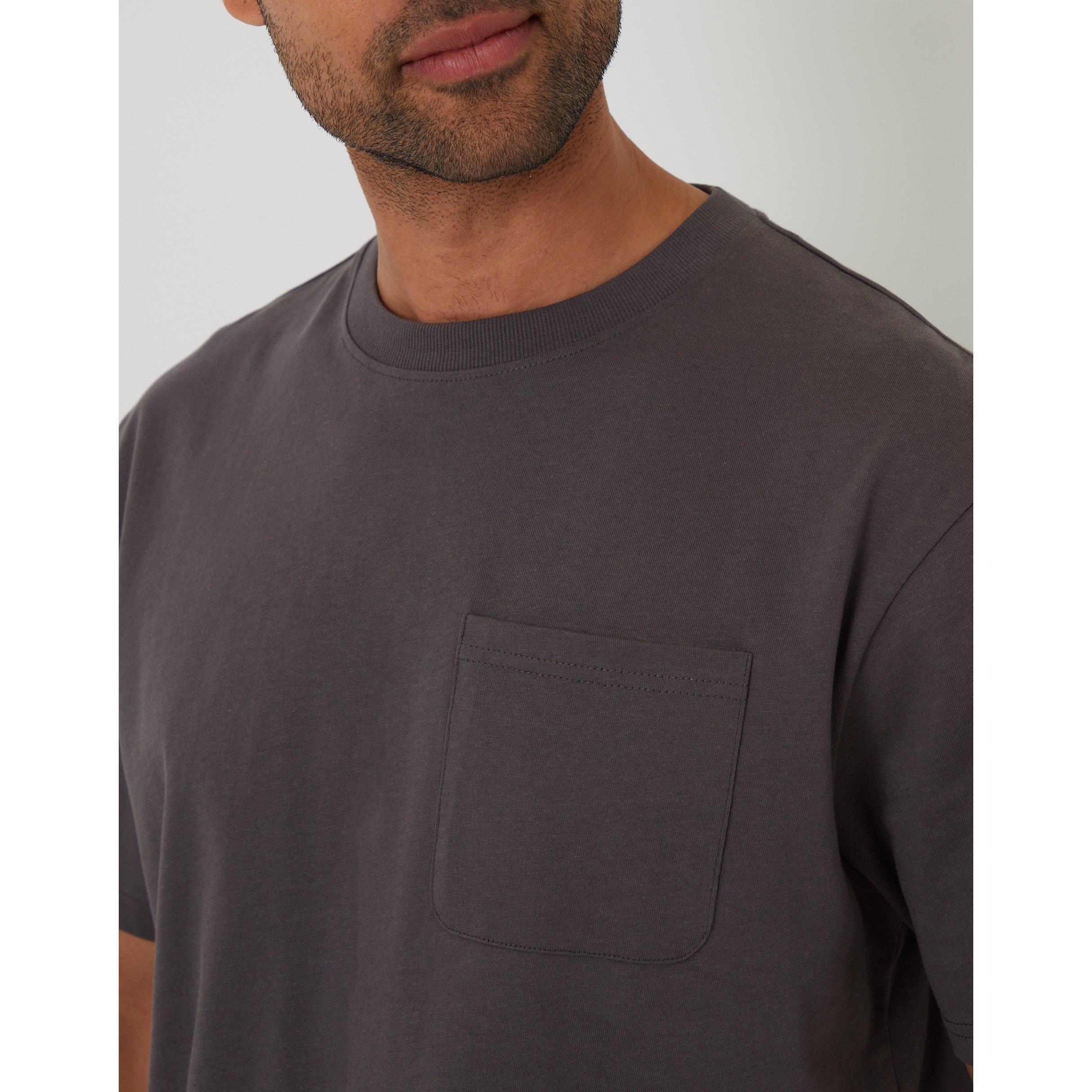 Ardósia - Threadbare - Men's Ambrosia Regular Fit T-Shirt - 4