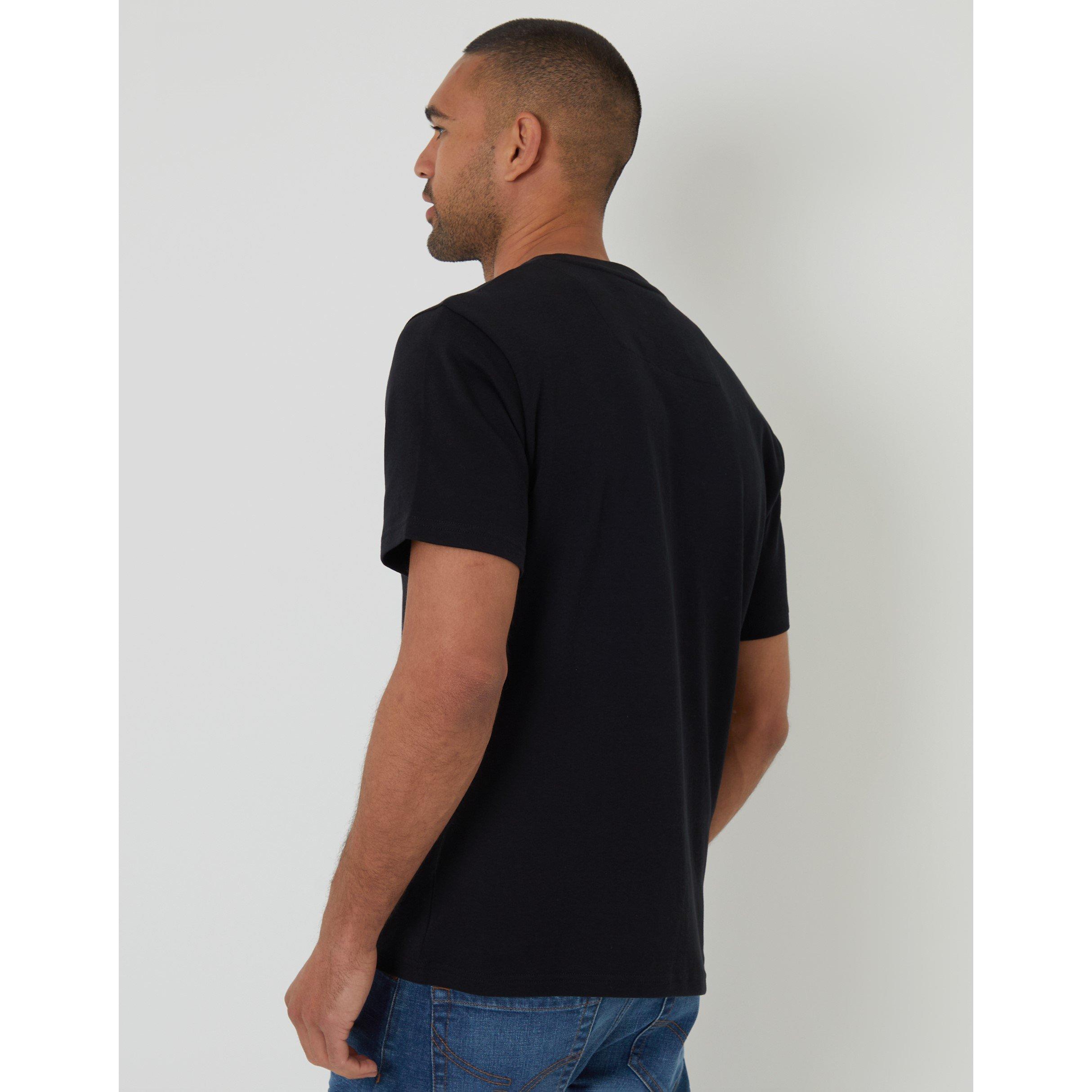  Black - Threadbare - Havana Regular Fit T-Shirt - 3