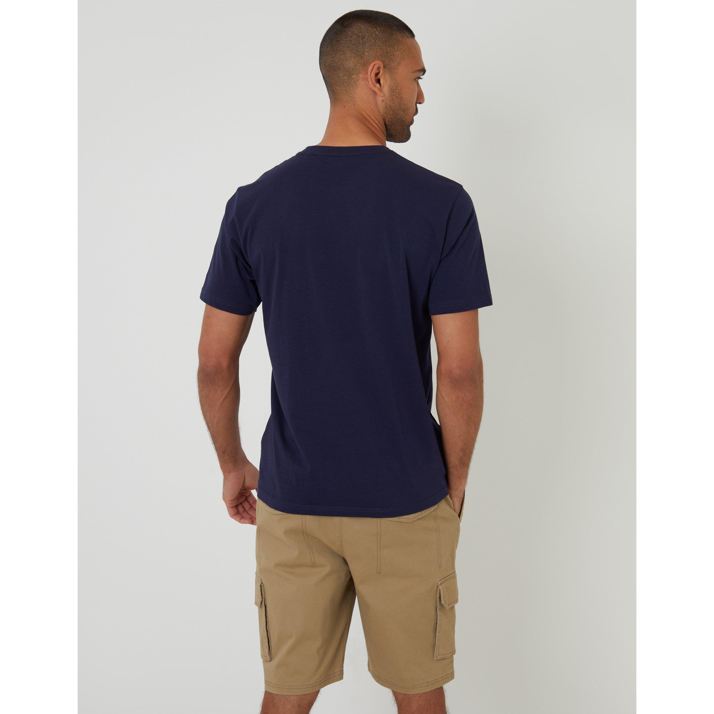  Navy - Threadbare - Darwall Regular Fit T-Shirt - 3