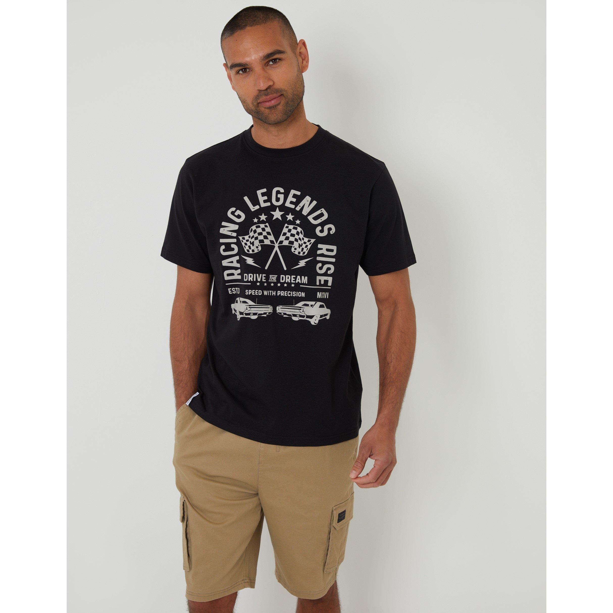 Black - Threadbare - Men's Neilson Regular Fit T-Shirt - 1