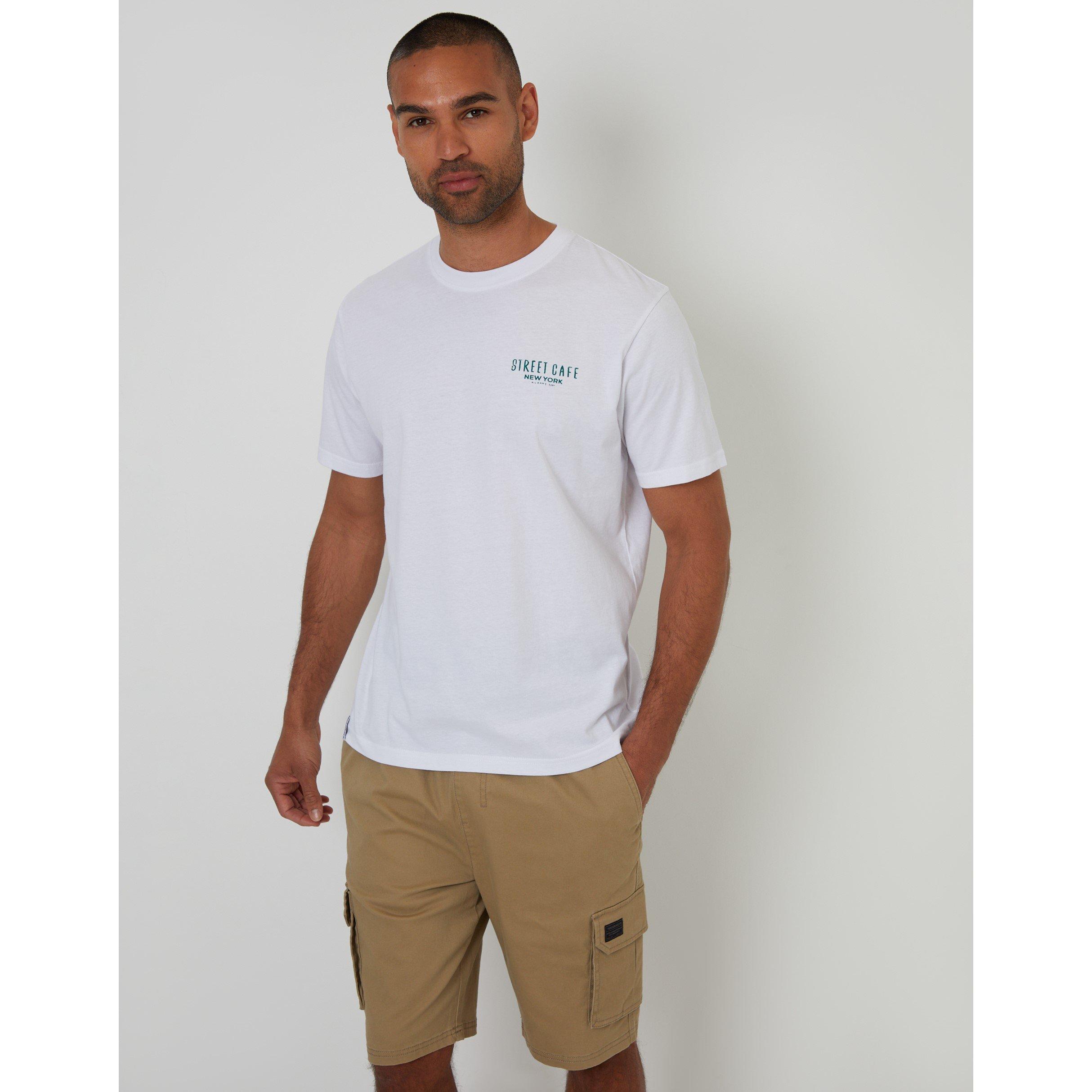  White - Threadbare - Albany Regular Fit T-Shirt - 3
