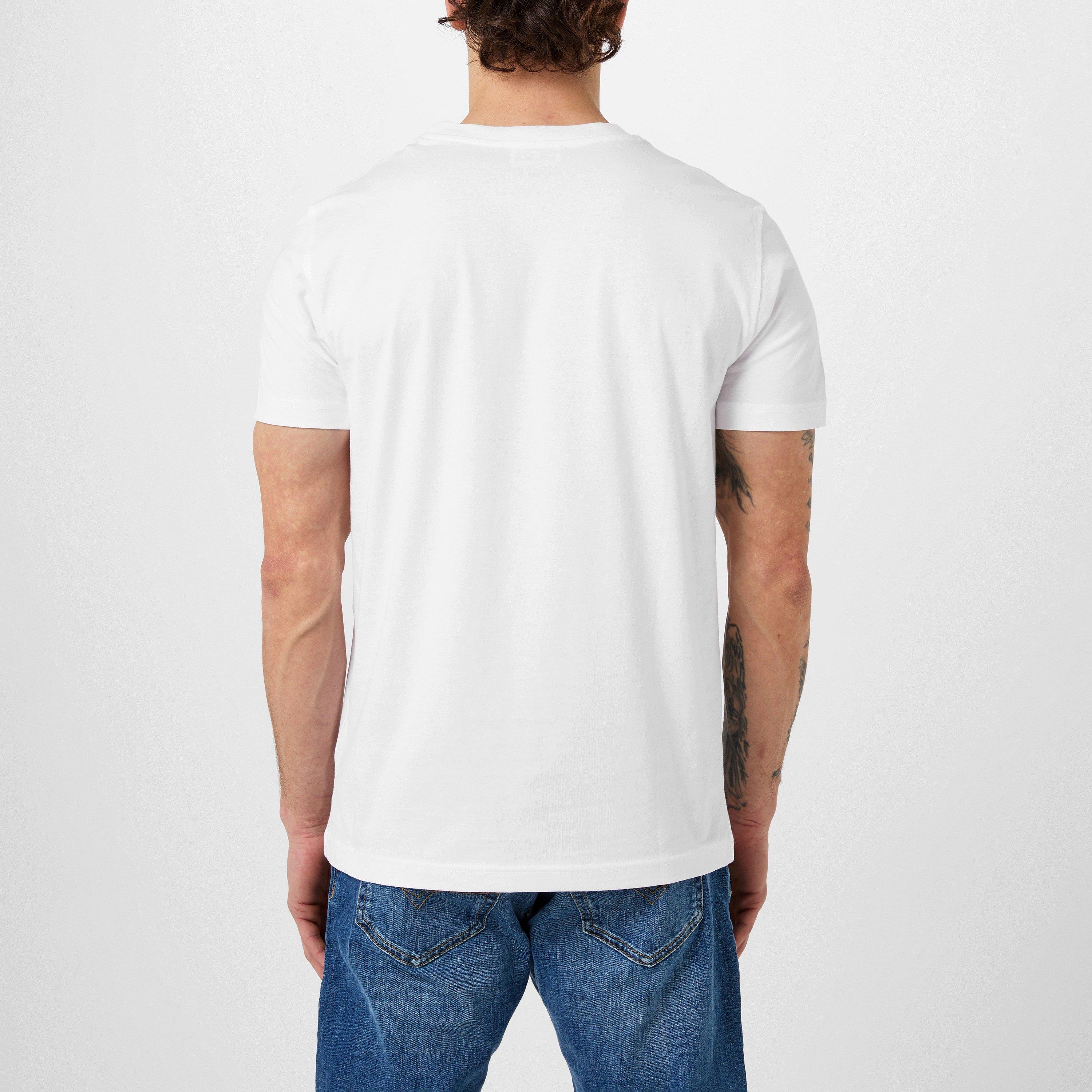 White 100 - Diesel - Patch Logo T-Shirt Mens - 3