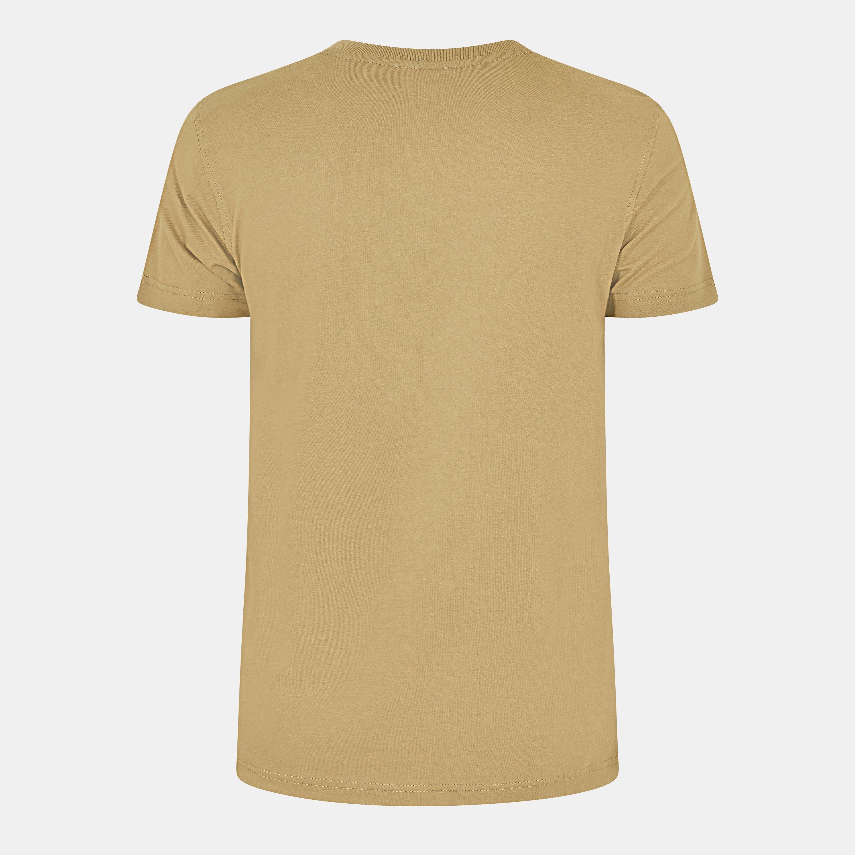 Beige 7DH - Diesel - Patch Logo T-Shirt Mens - 2