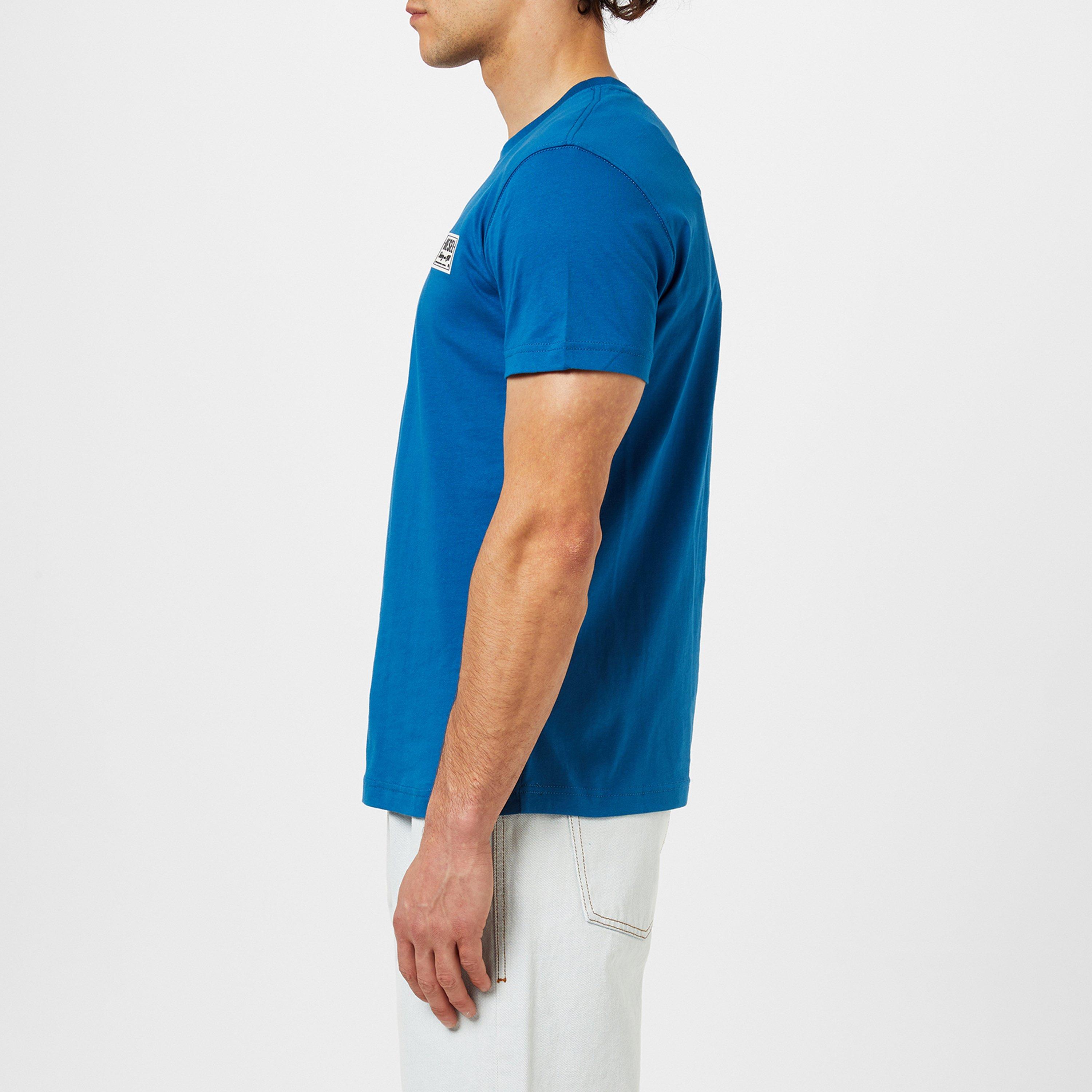 Blue 8NT - Diesel - Patch Logo T-Shirt Mens - 2