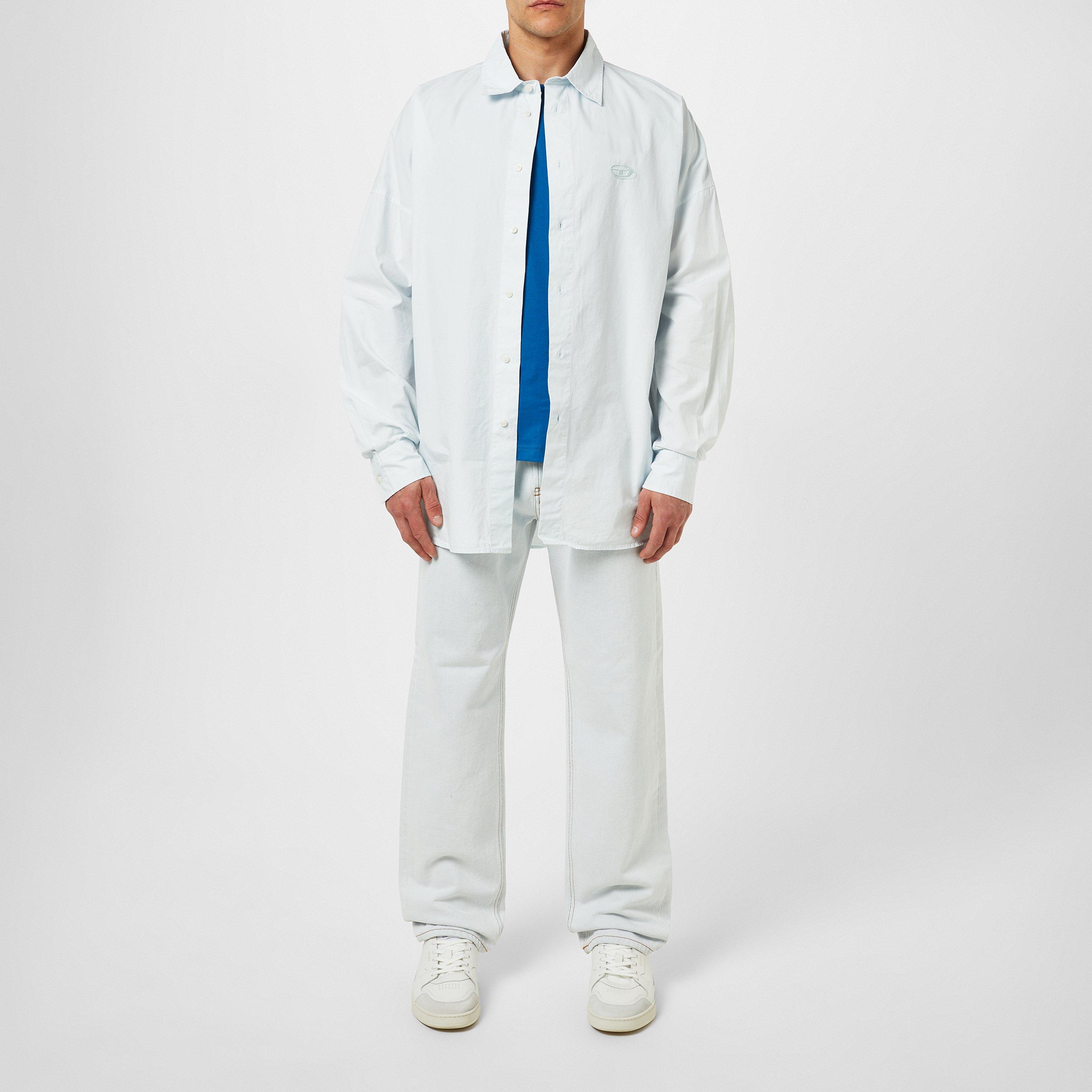 Blue 8NT - Diesel - Patch Logo T-Shirt Mens - 4