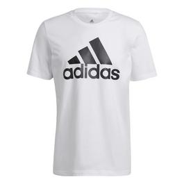adidas rhinestone sprayed logo-print T-shirt