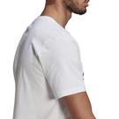 Blanc/Noir - adidas - Big Logo T Shirt Mens - 6