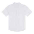 Blanc éclatant - Drawstring Short Sleeve T-shirt - Tref Over Hood hooded sweatshirt - 2