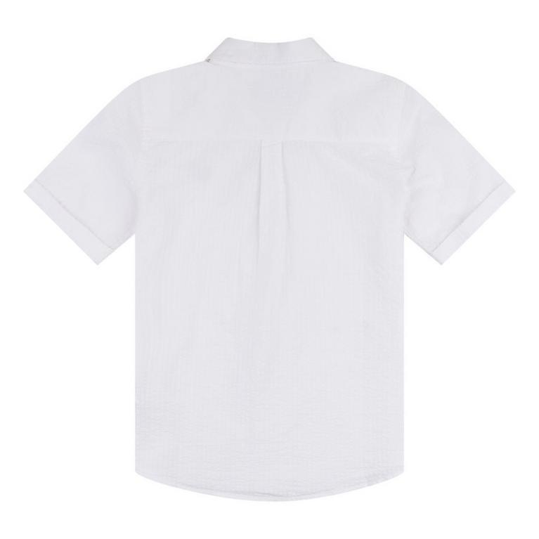 Blanc éclatant - Drawstring Short Sleeve T-shirt - Tref Over Hood hooded sweatshirt - 2