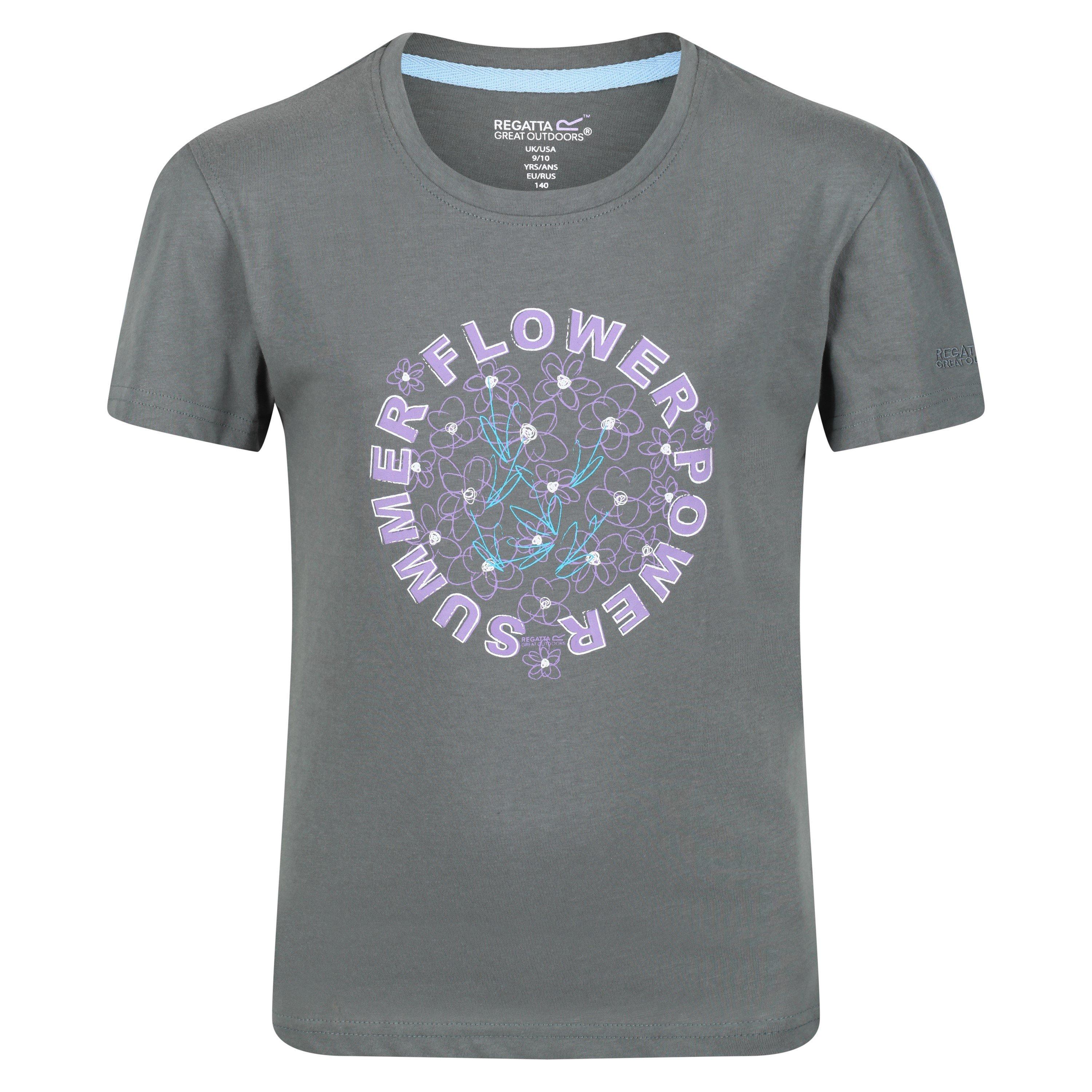 Balsam Green - Regatta - Unisex Kids' BosleyV T-Shirt - 1
