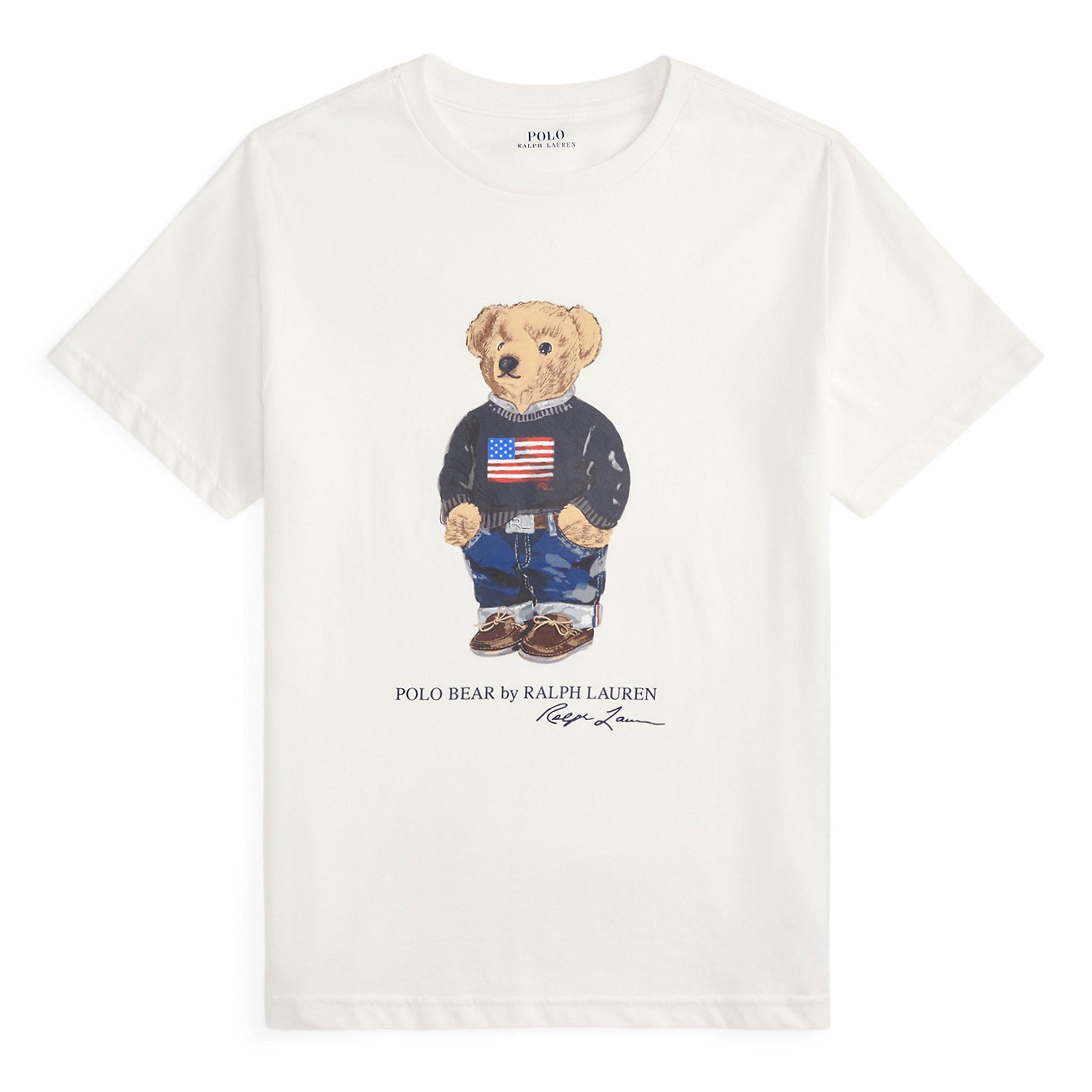 White Bear - Polo Ralph Lauren - Kids' Bear T-Shirt - 1