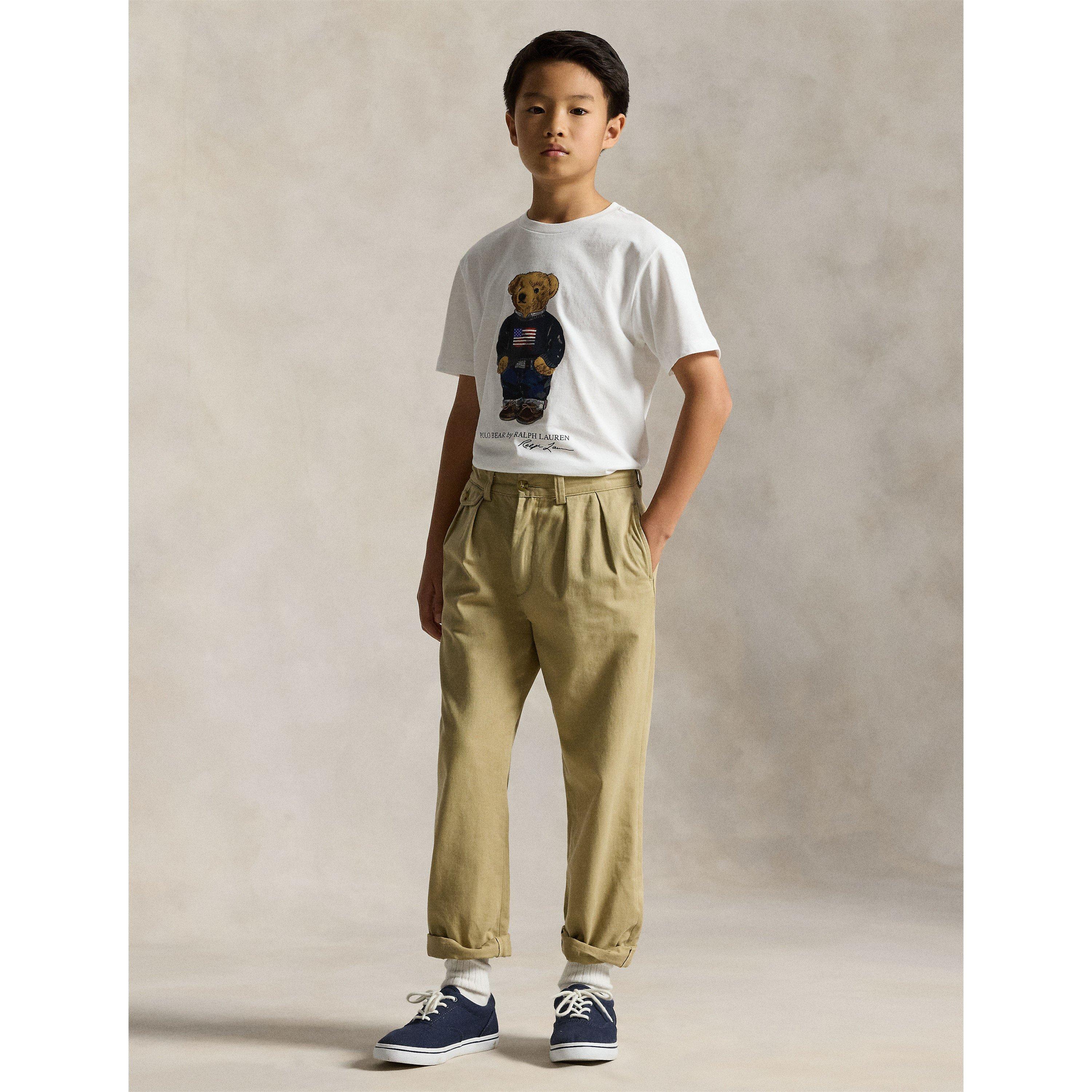 White Bear - Polo Ralph Lauren - Kids' Bear T-Shirt - 5