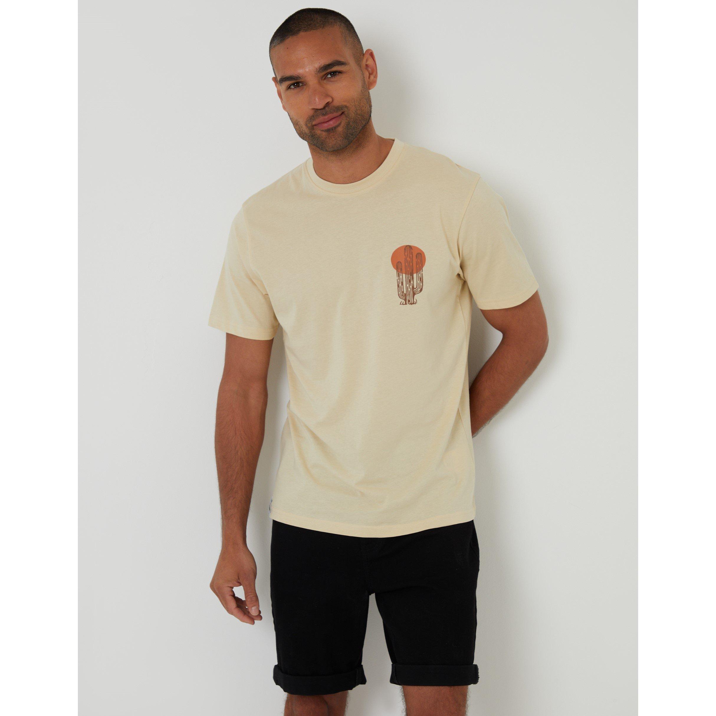 Light Stone - Threadbare - Men's Cacti Regular Fit T-Shirt - 1